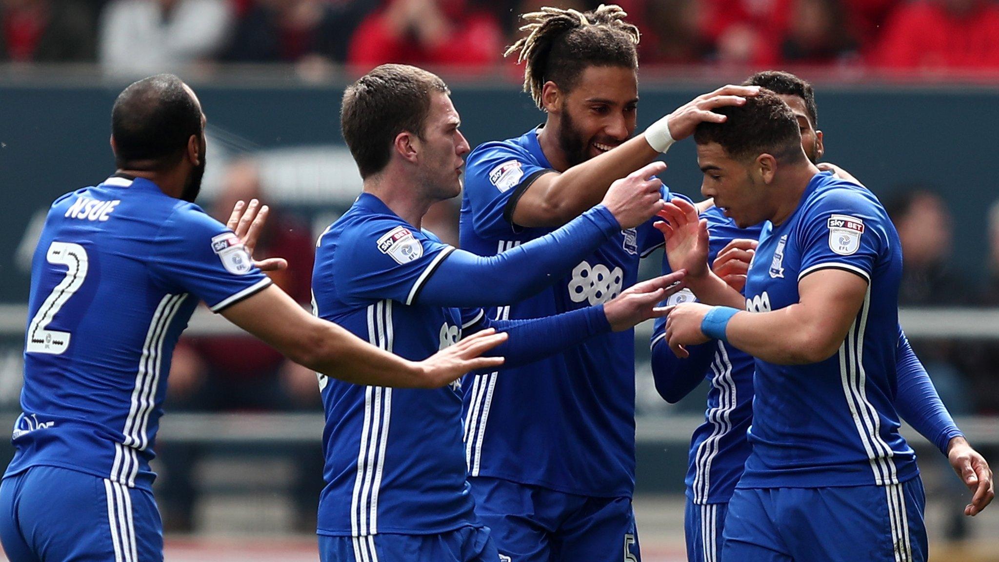 Che Adams also scored the only goal of the game to beat Bristol City at St Andrew's in November