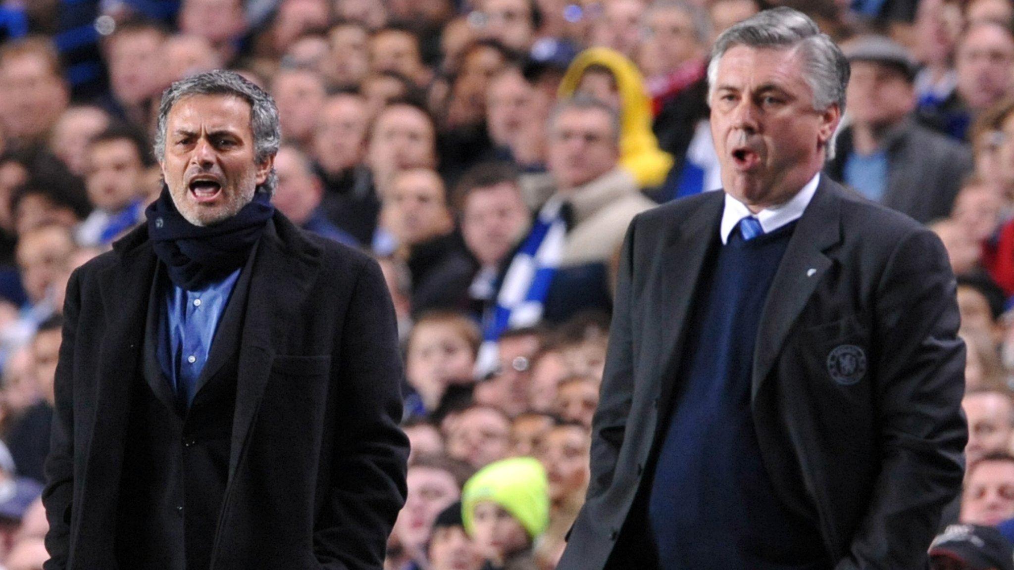 jose mourinho and carlo ancelotti