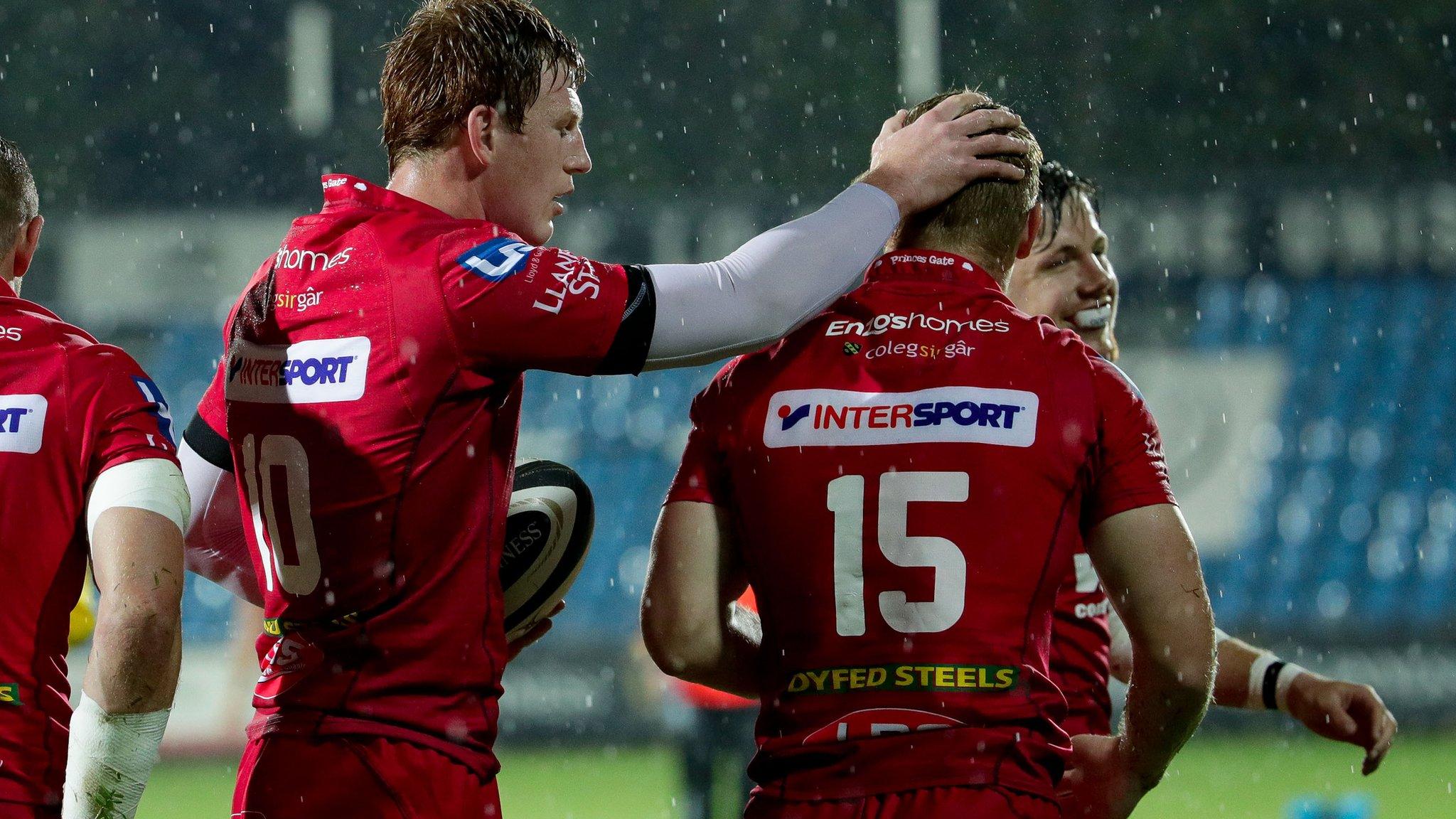 Scarlets celebrate