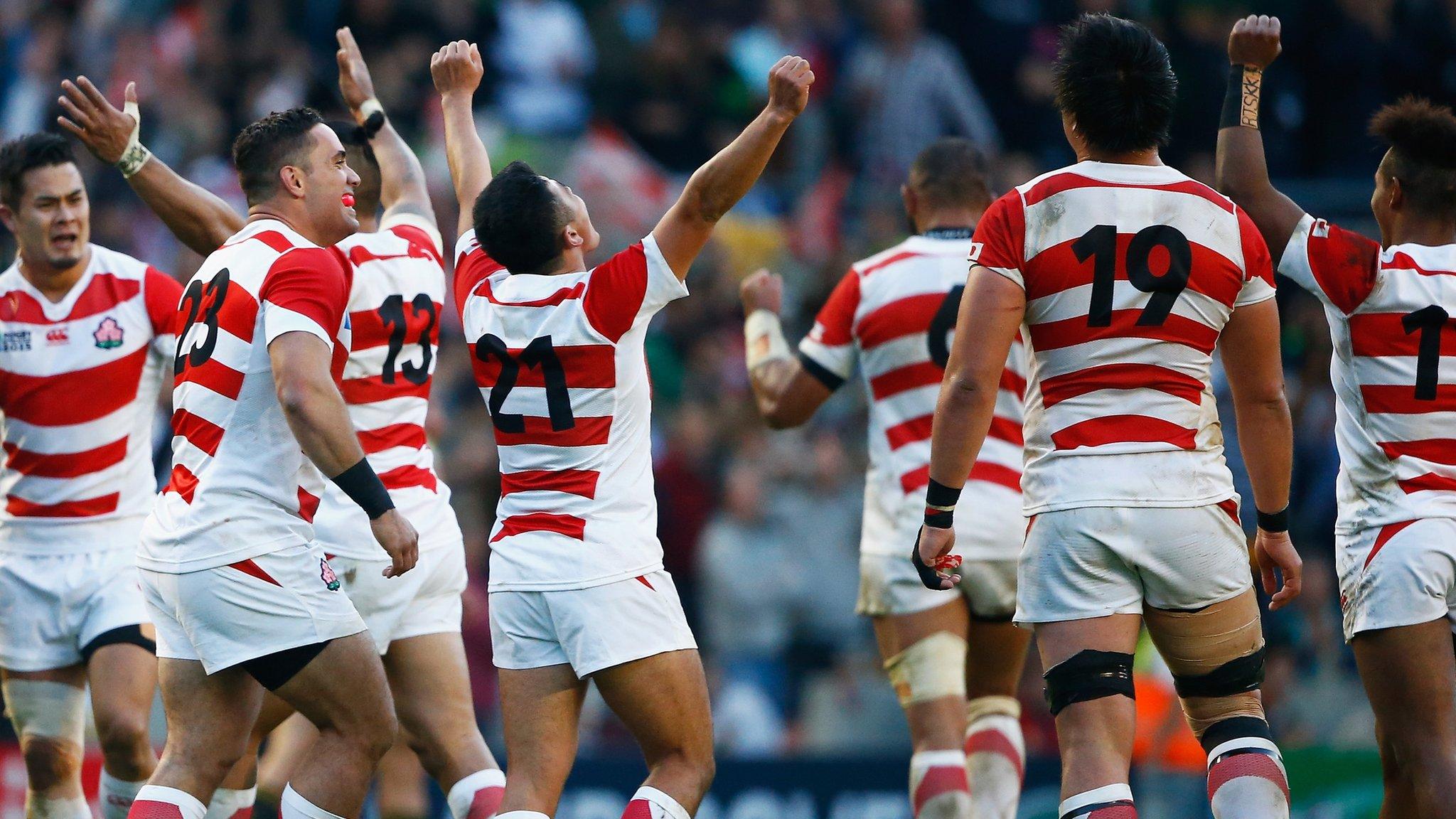 Japan shocked South Africa on Saturday