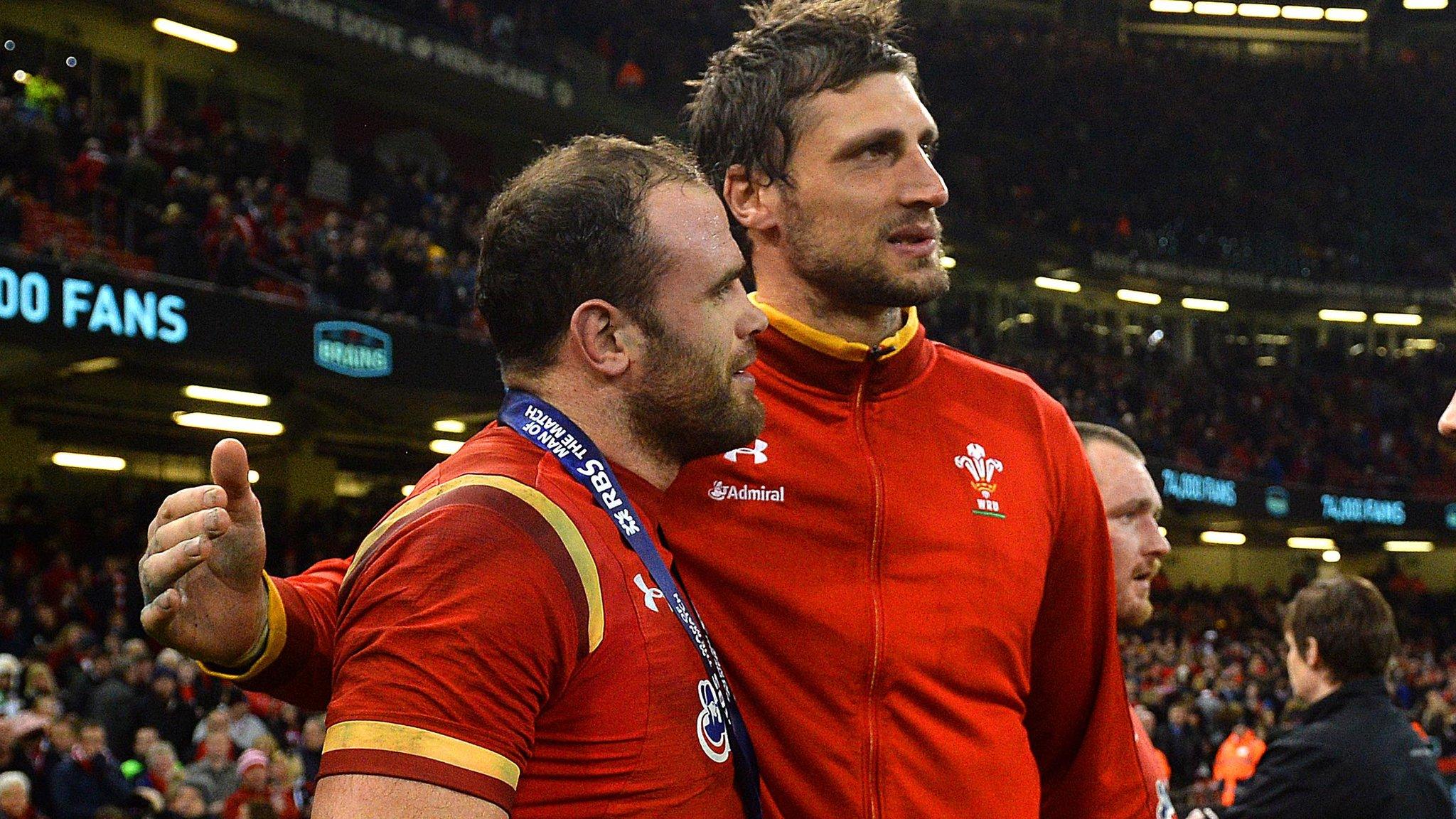 Jamie Roberts and Luke Charteris