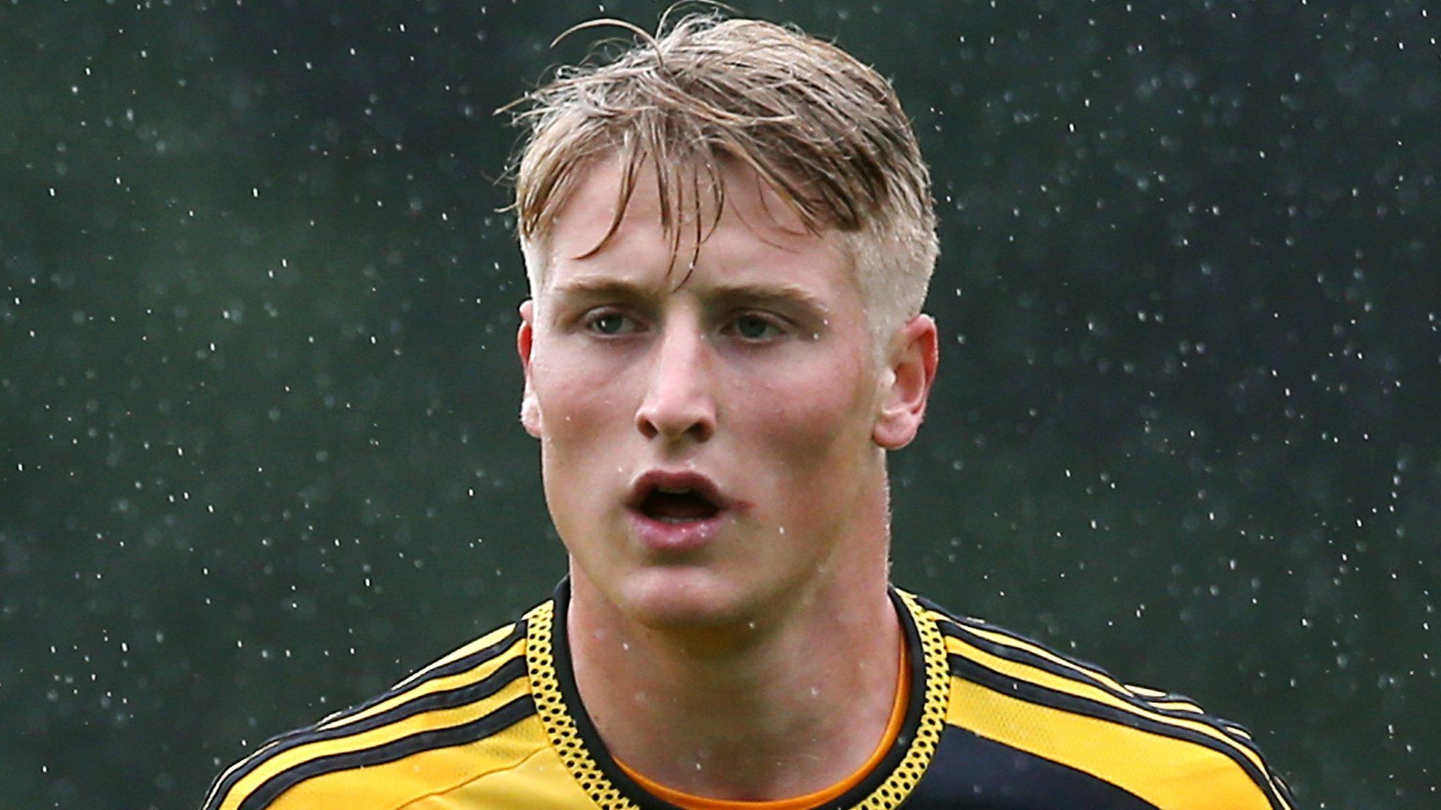 Stephen Humphrys in action for Fulham during a pre-season game against Preston North End