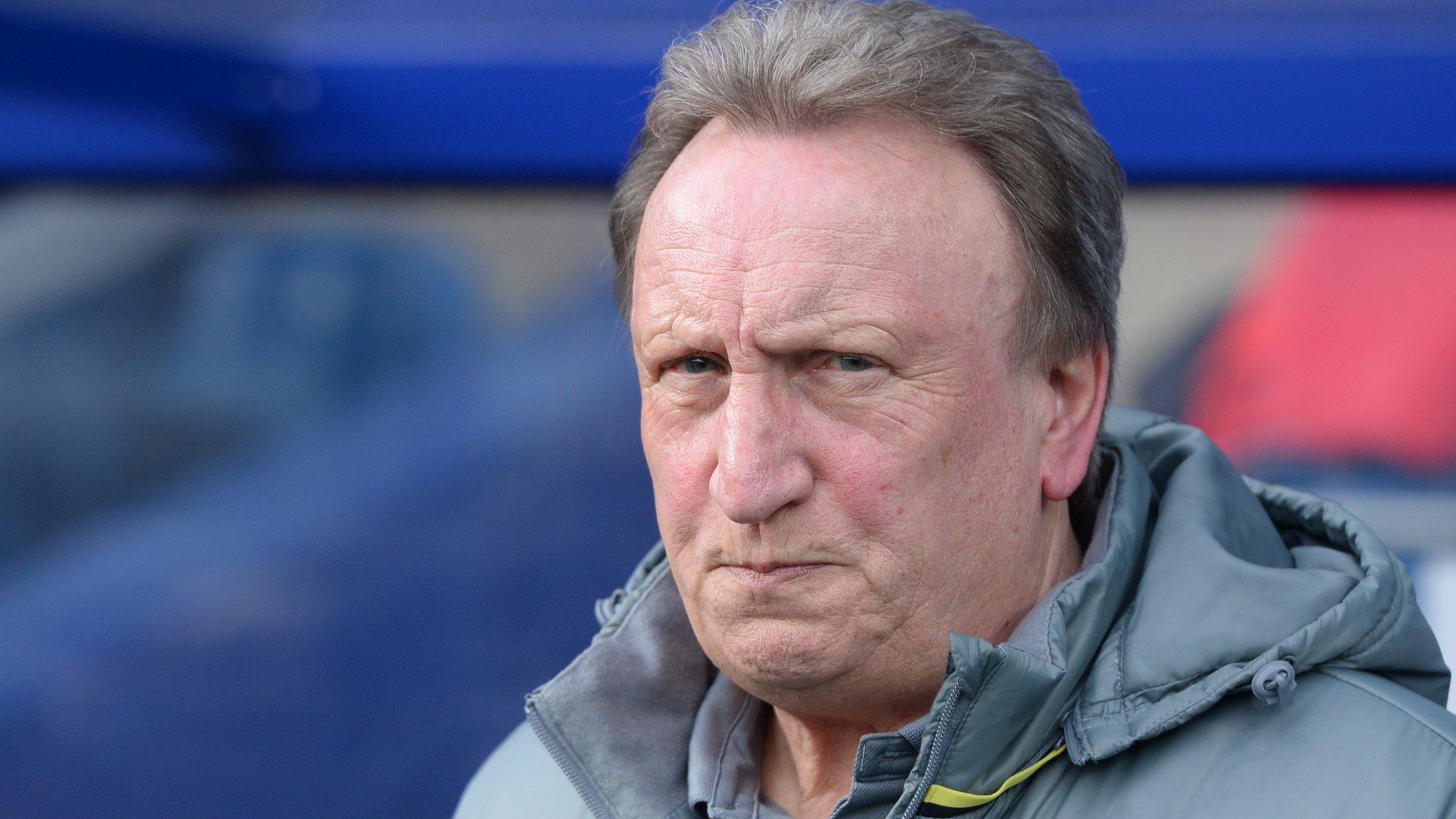 Angered Neil Warnock
