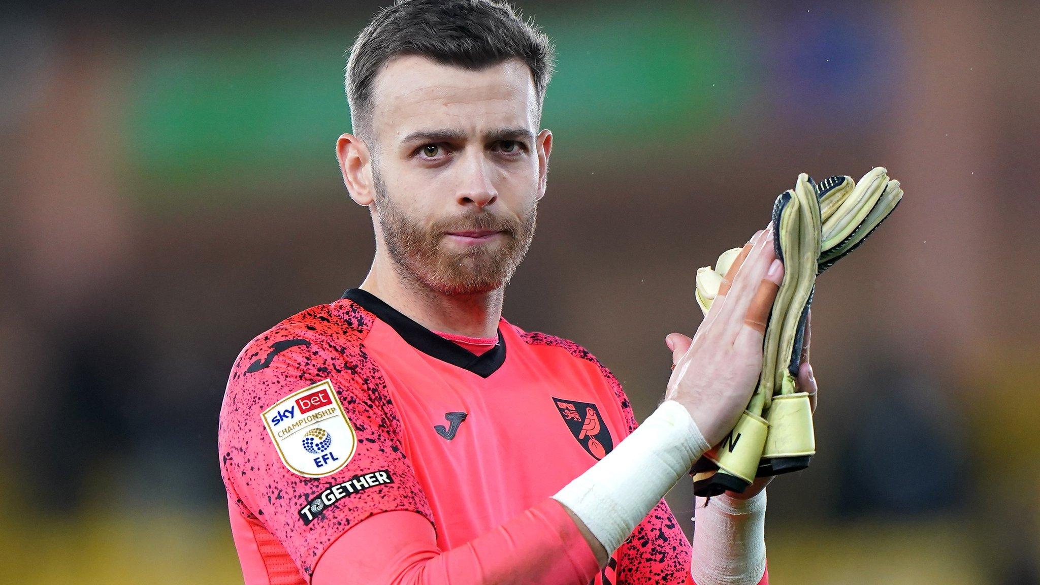 Norwich City goalkeeper Angus Gunn