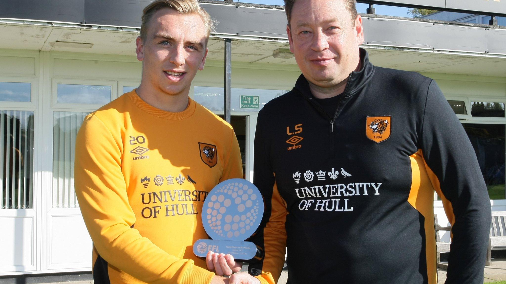 Jarrod Bowen and Leonid Slutsky