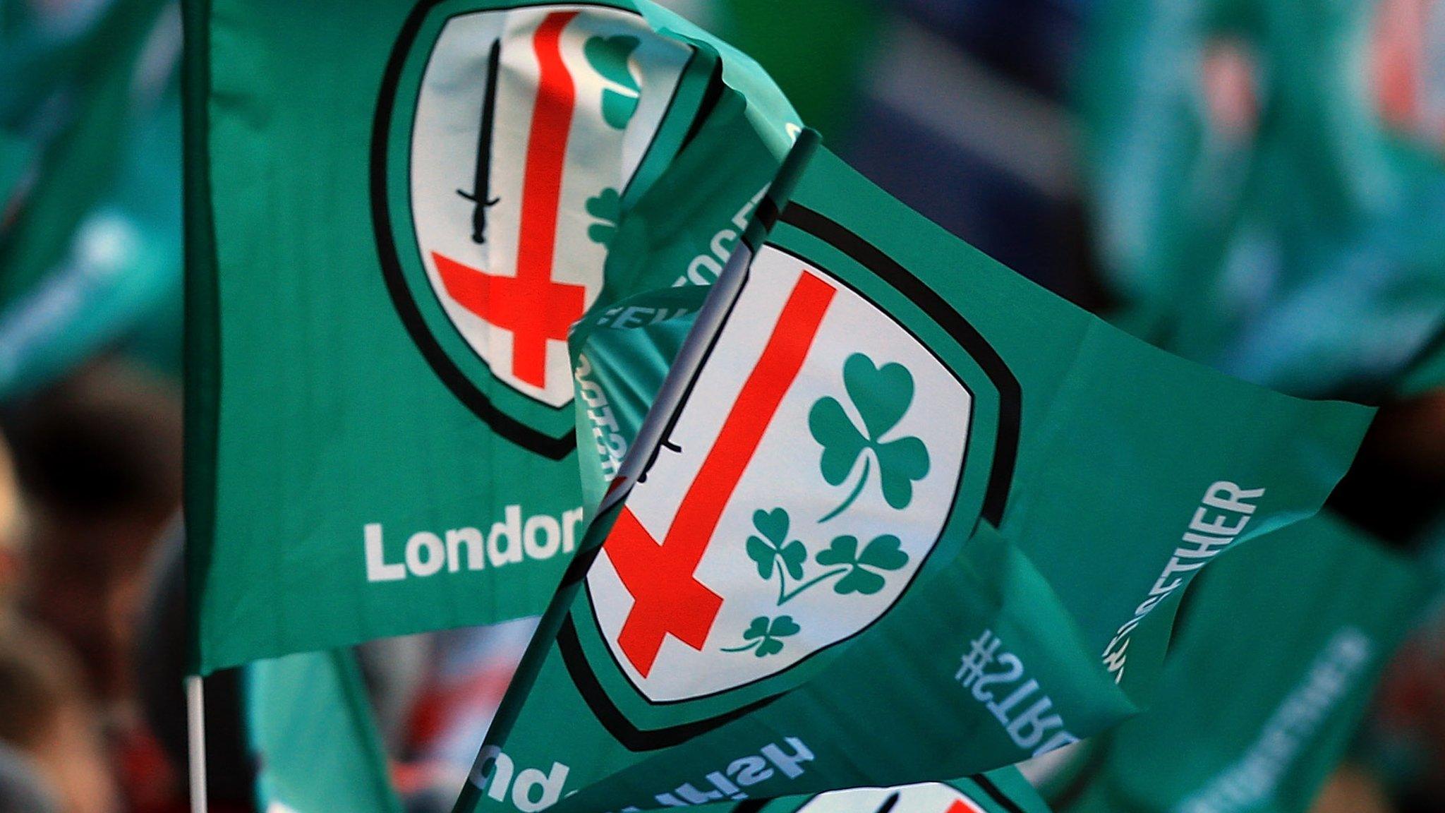 London Irish flags