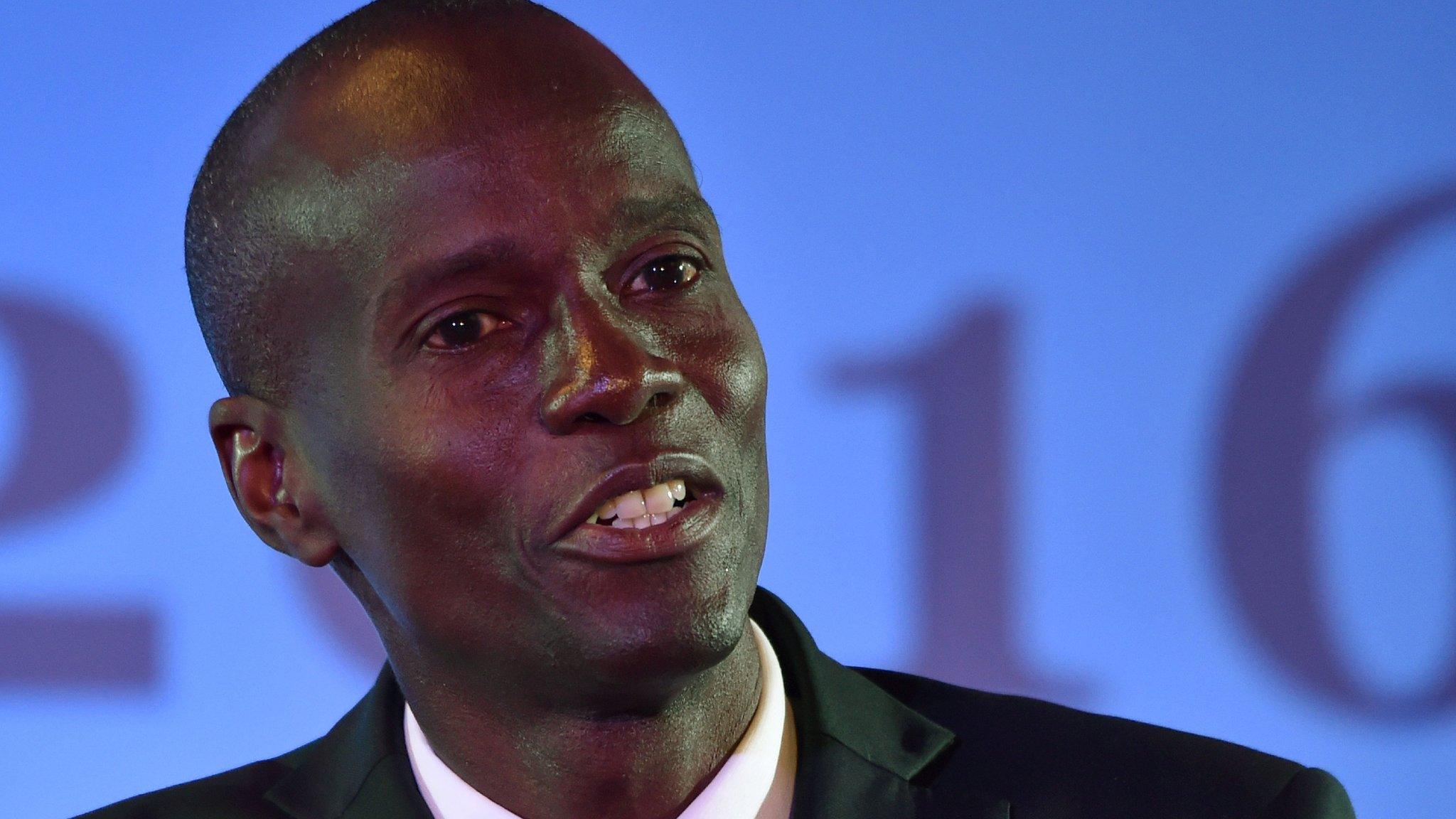 Presidential candidate Jovenel Moise in Port-au-Prince, on September 20, 2016