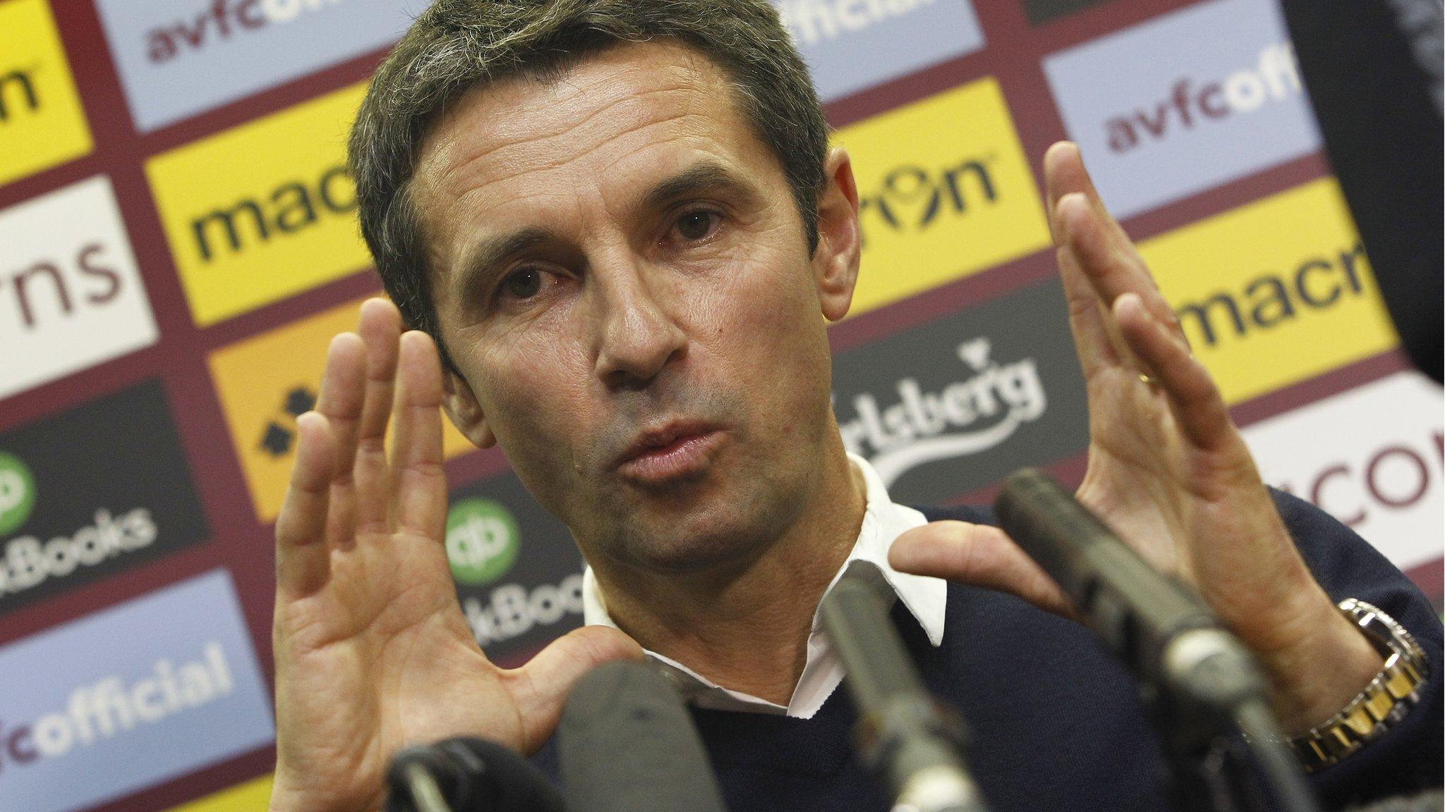 Aston Villa boss Remi Garde