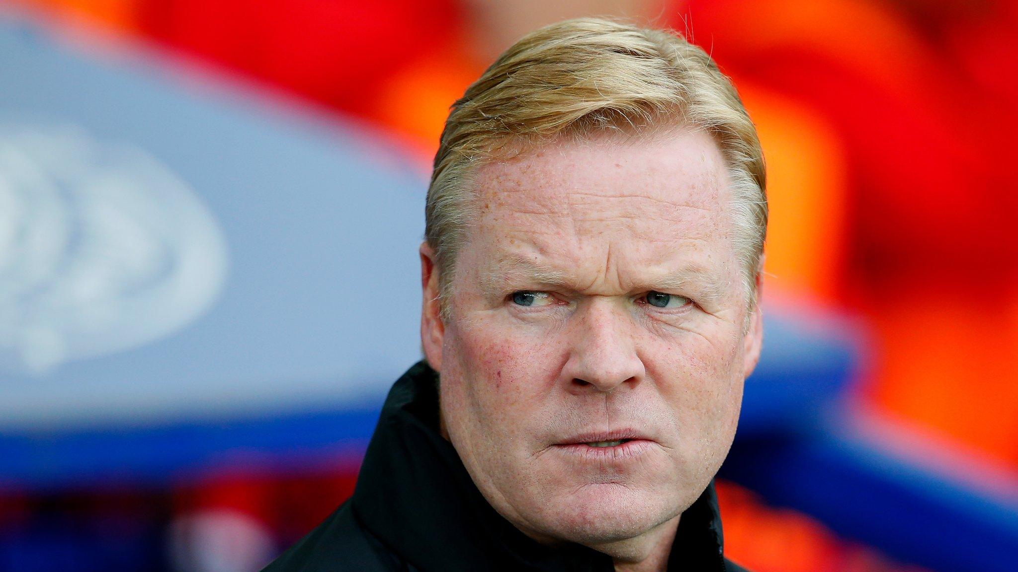 Everton manager Ronald Koeman