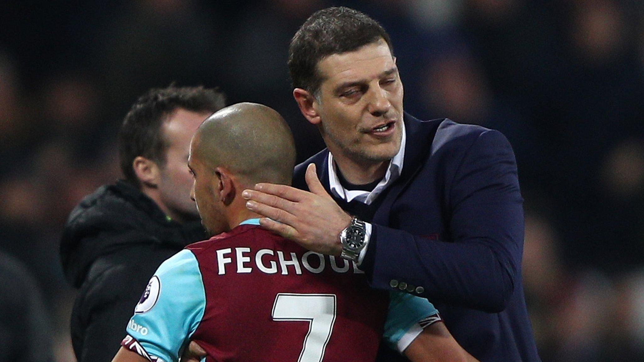 Sofiane Feghouli and Slaven Bilic