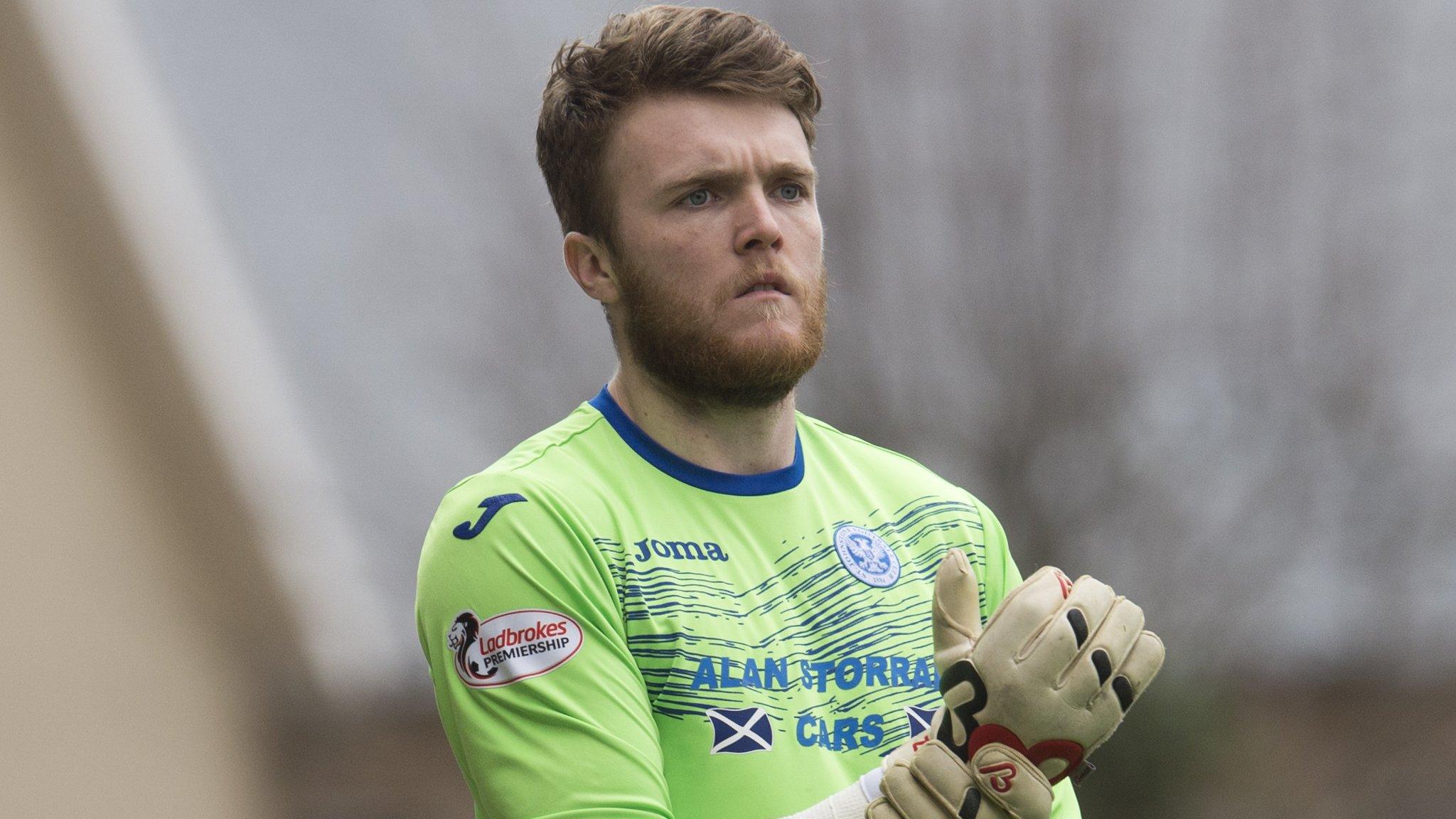 St Johnstone goalkeeper Zander Clark