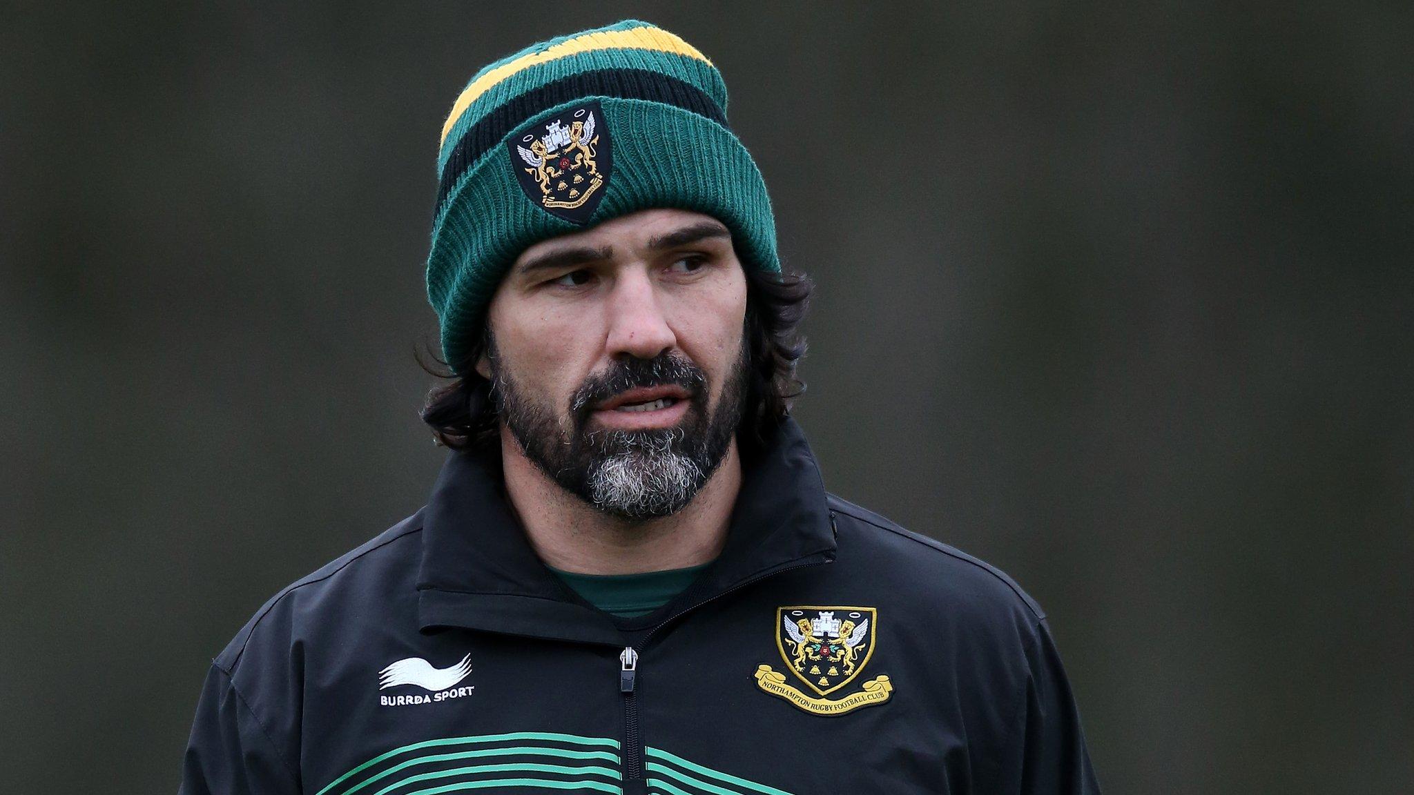 Northampton Saints lock Victor Matfield