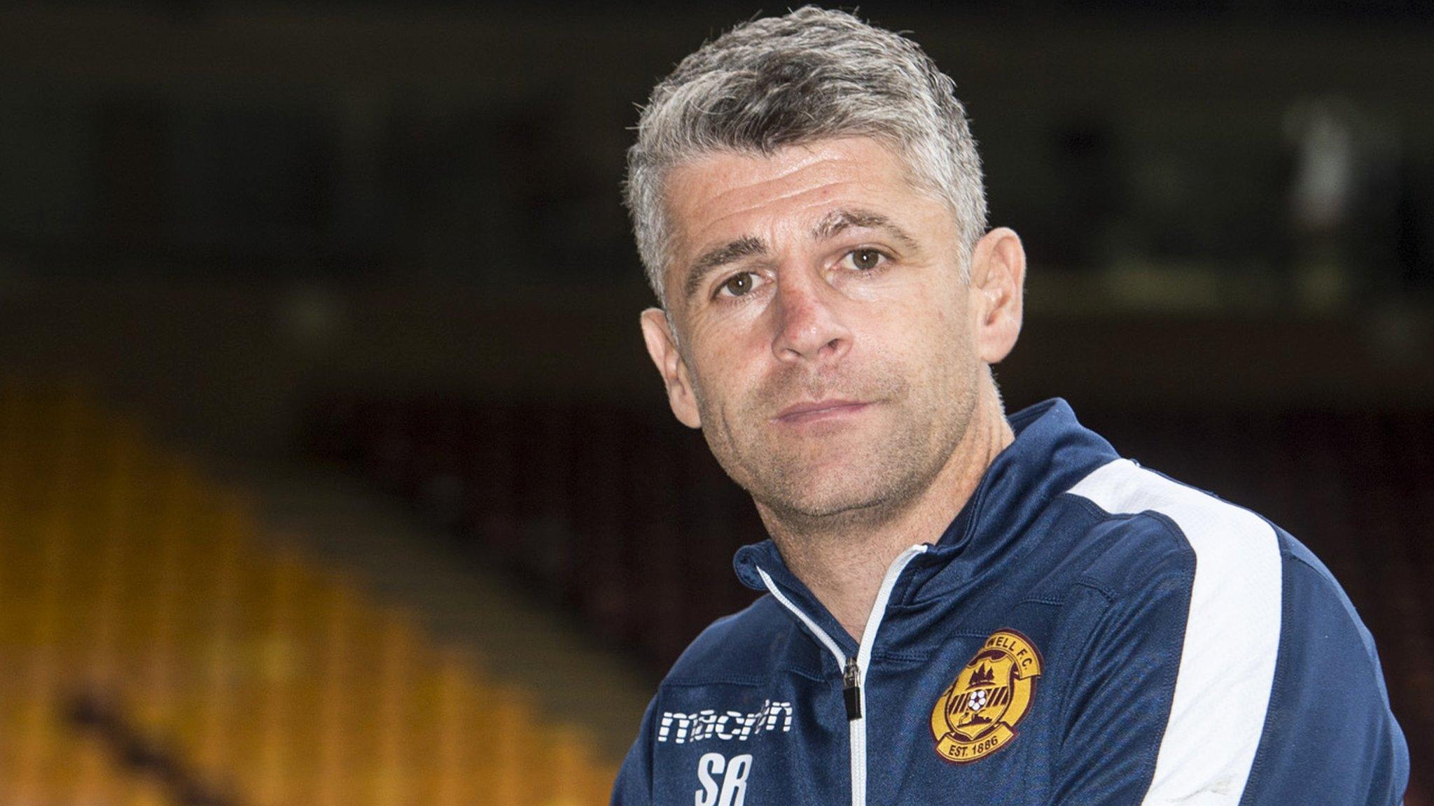 Motherwell manager Stephen Robinson