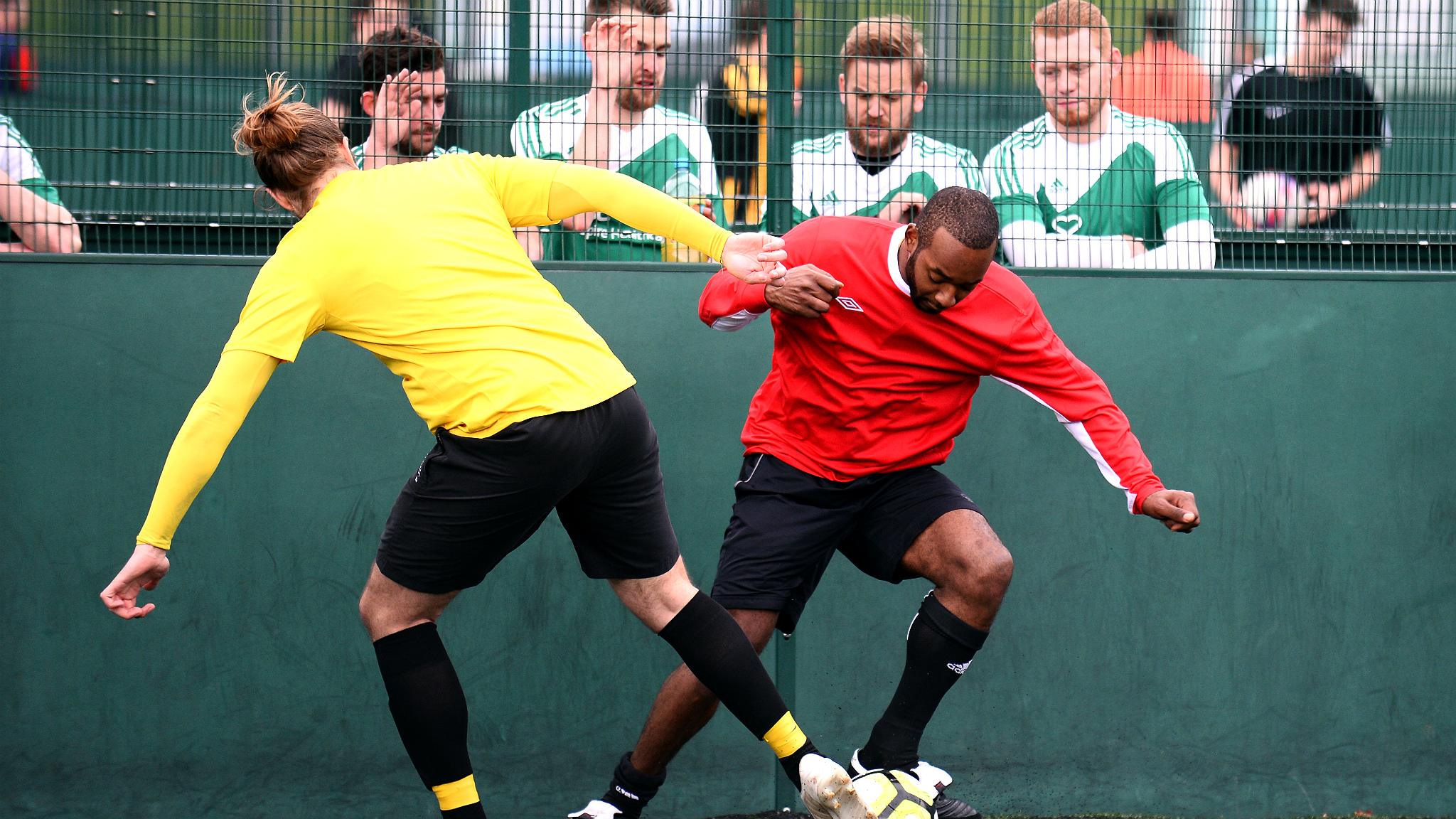 FA People's Cup action