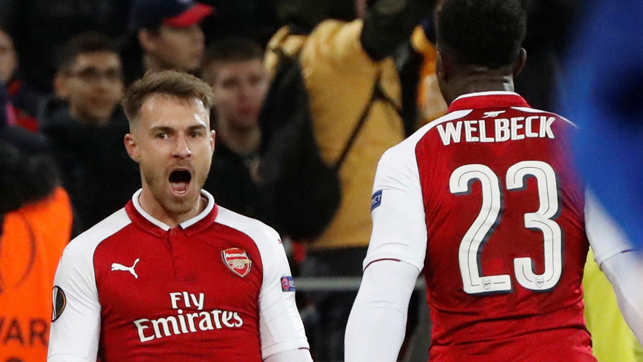 Aaron Ramsey and Danny Welbeck