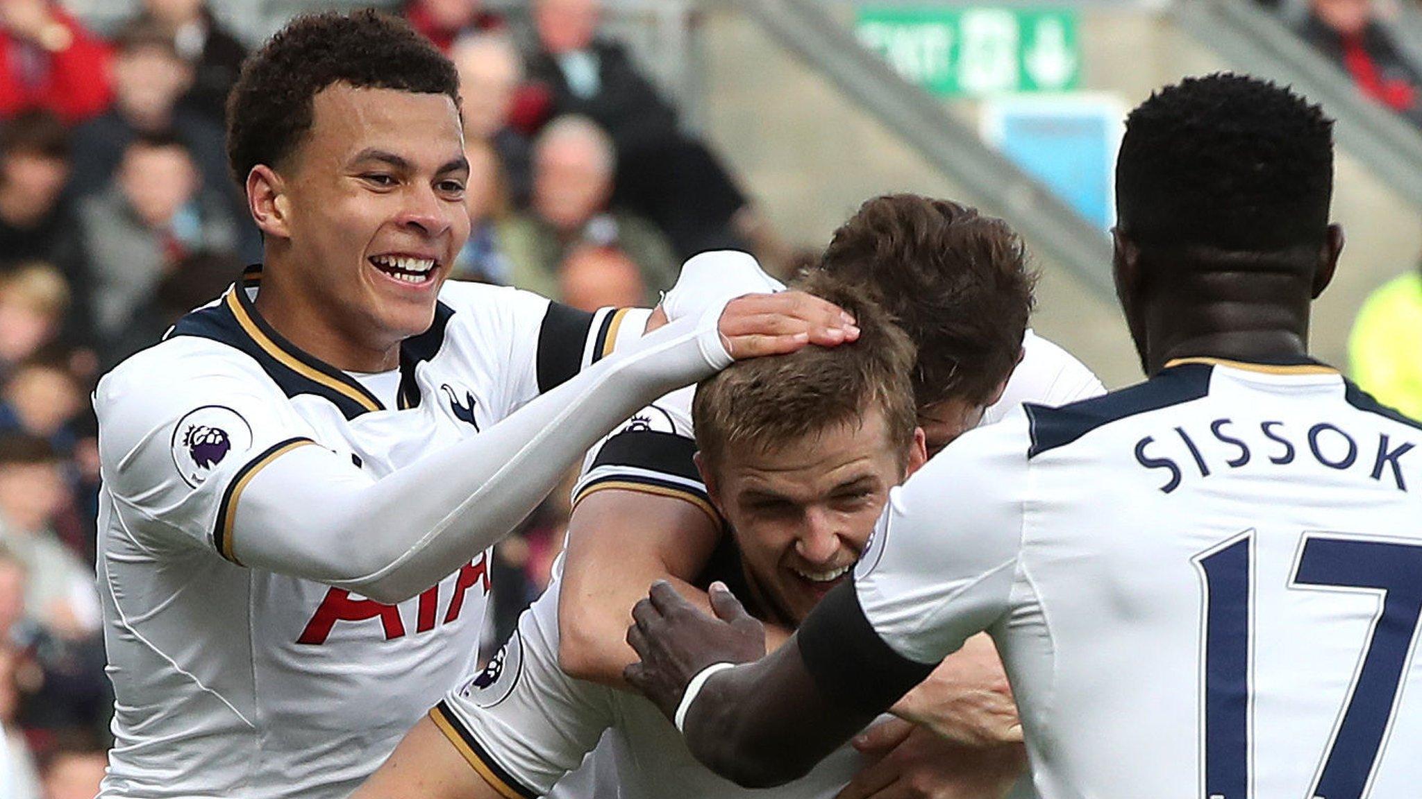 Eric Dier celebrates