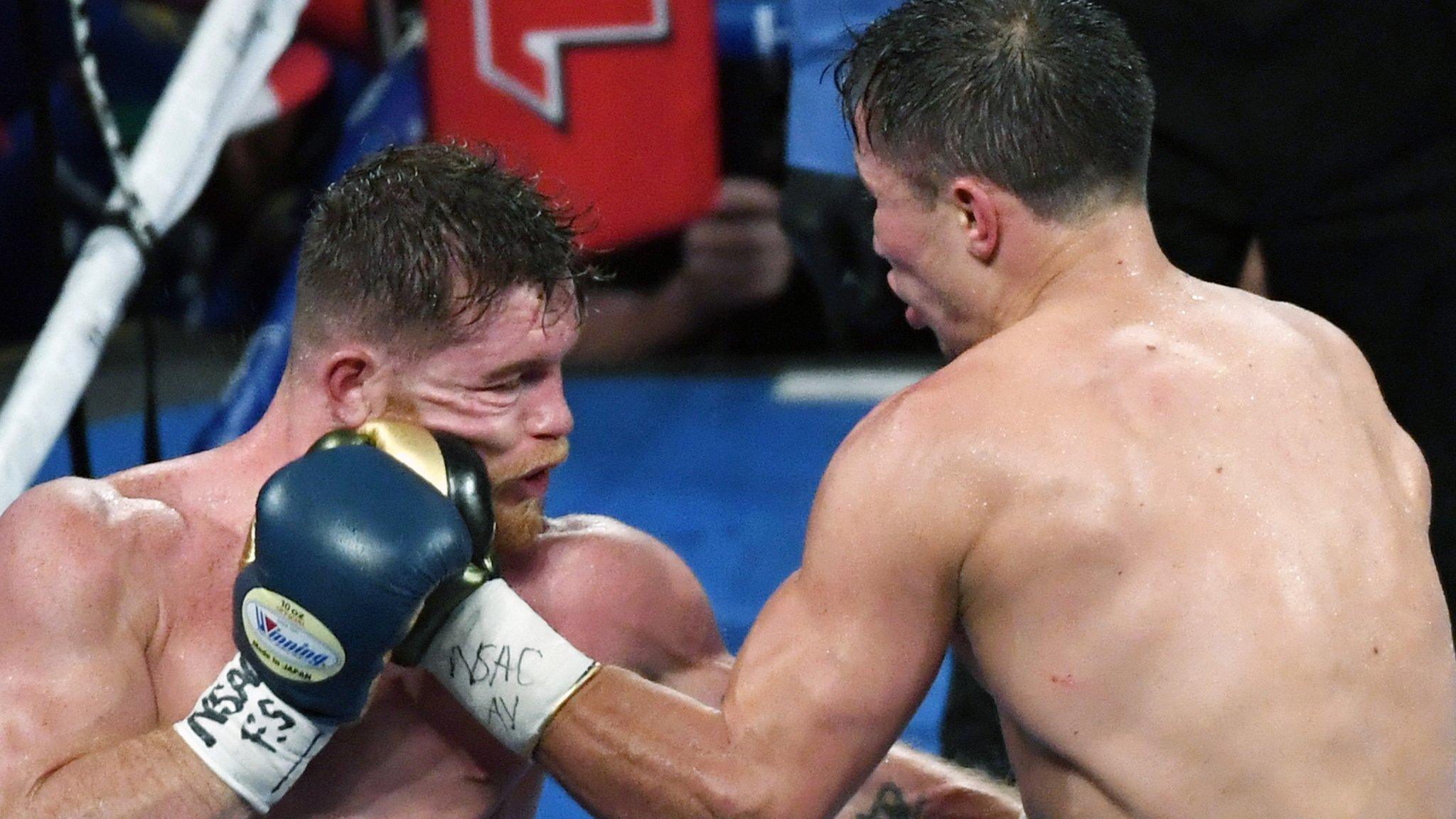 Saul Alvarez and Gennady Golovkin