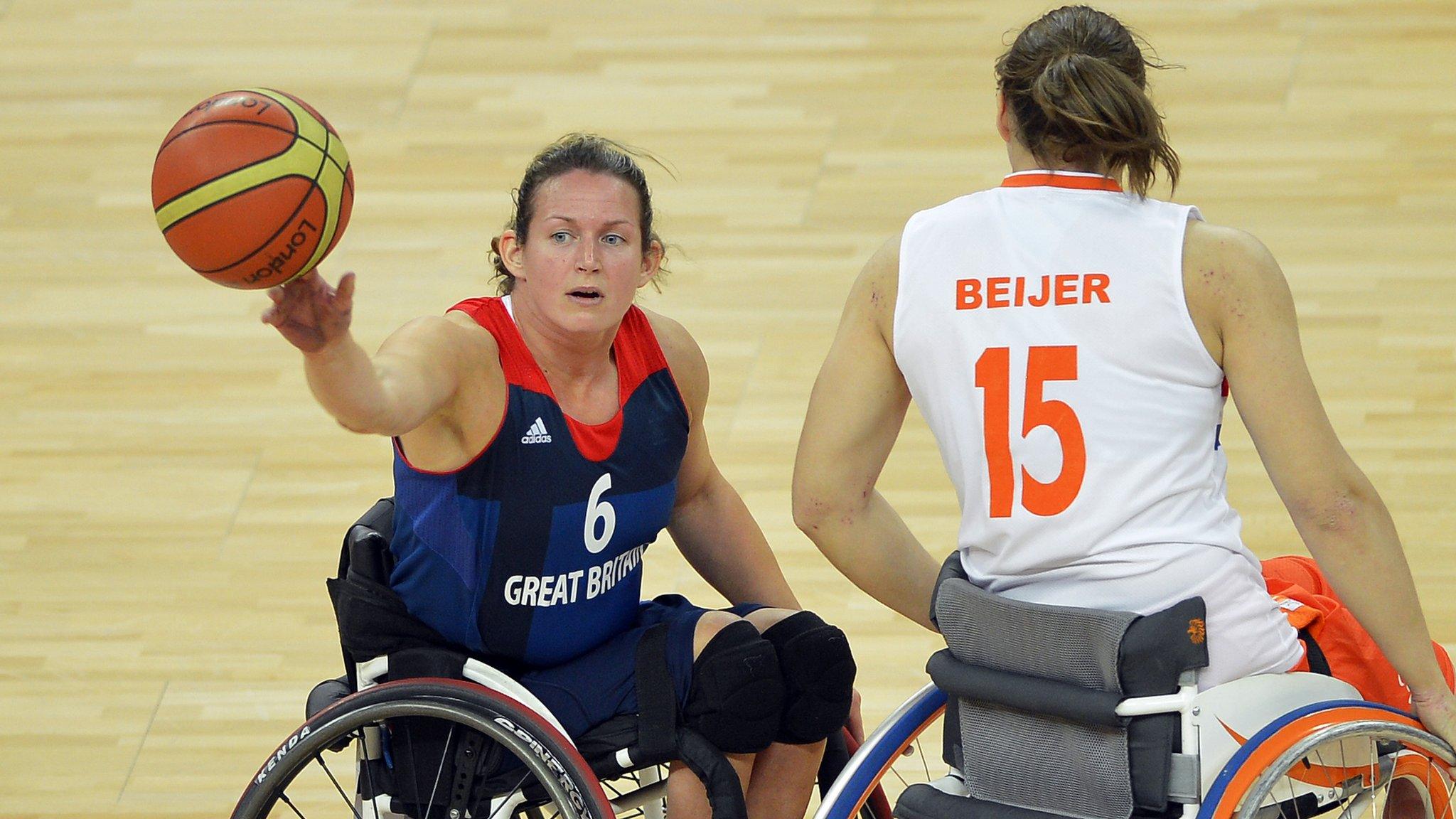 Clare Griffiths in action at London 2012