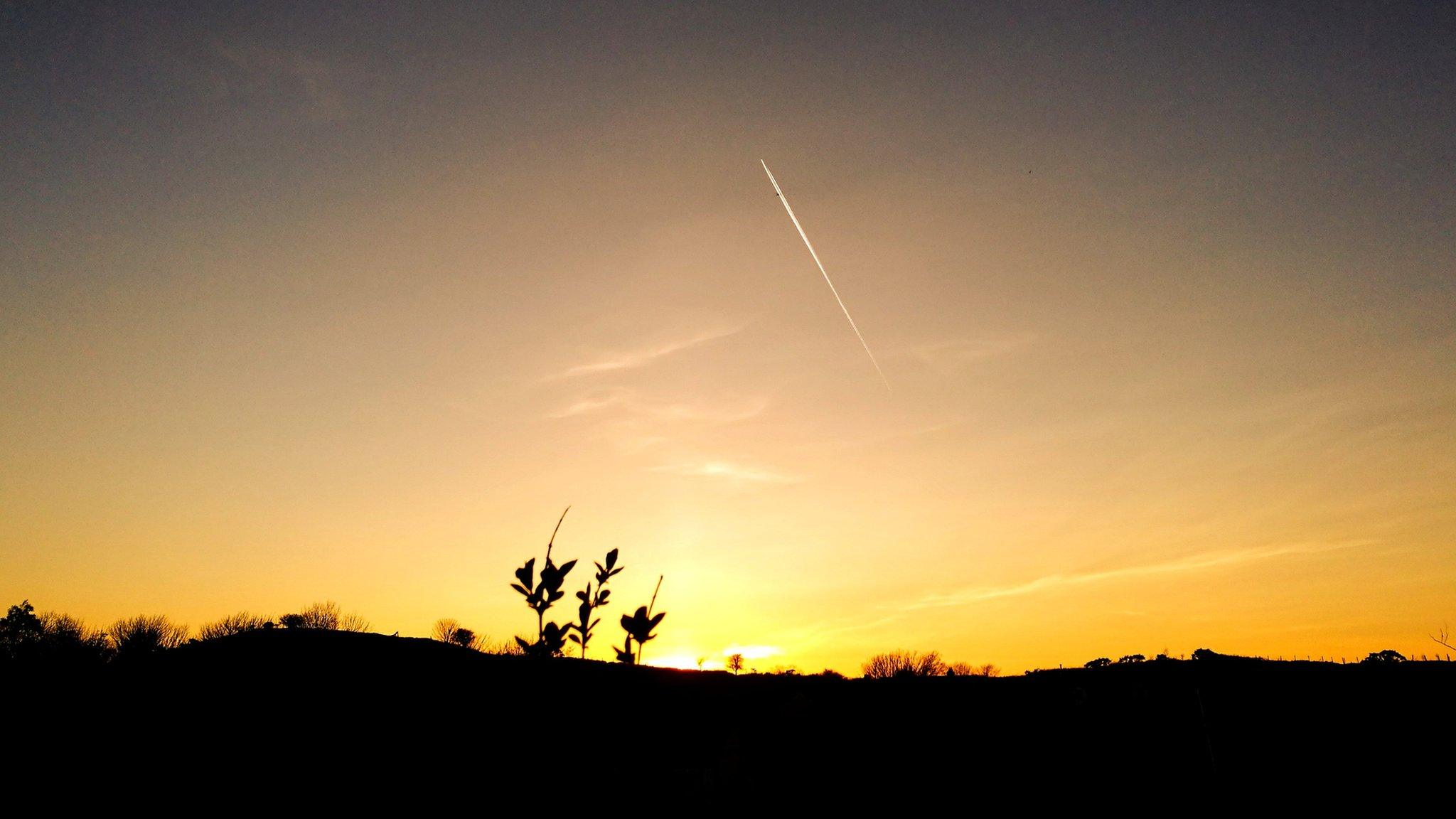 Sunset in Aberporth