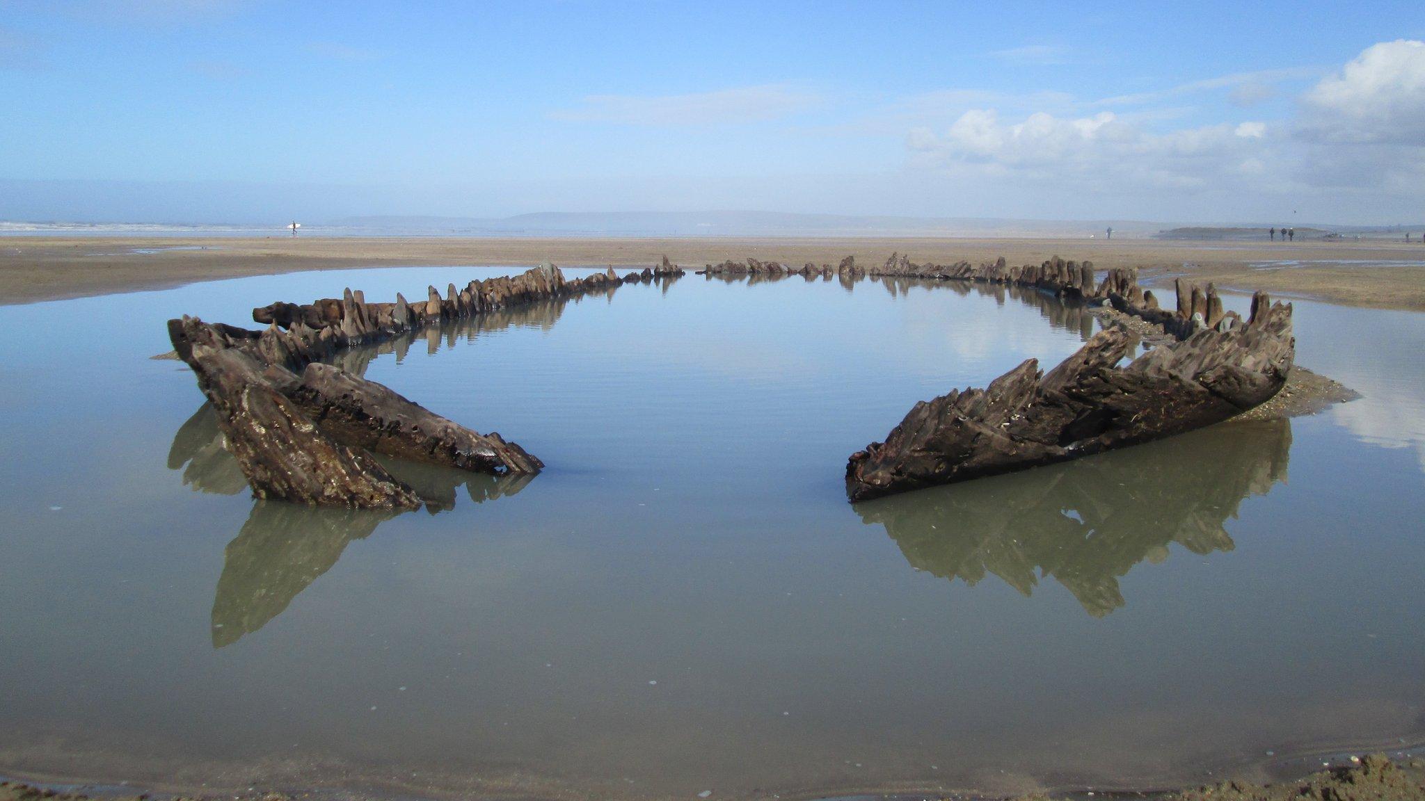 Shipwreck at Westward Ho