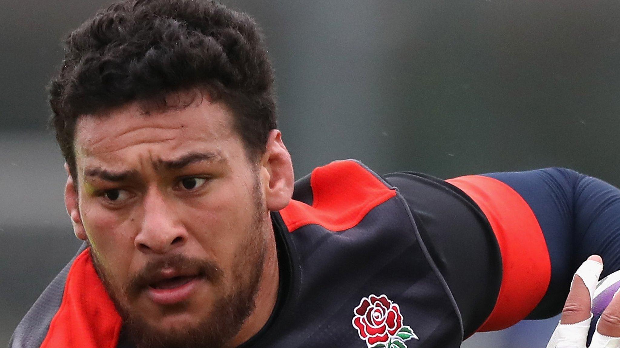 Nathan Hughes in England training