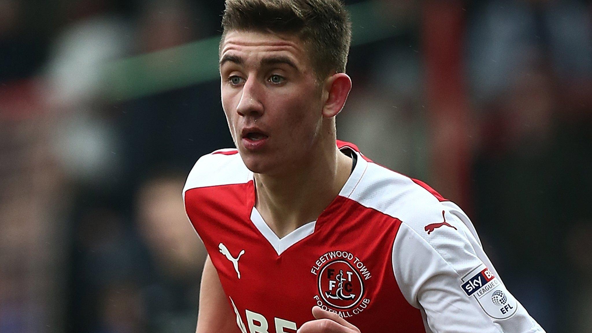 Cameron Brannagan in action for Fleetwood