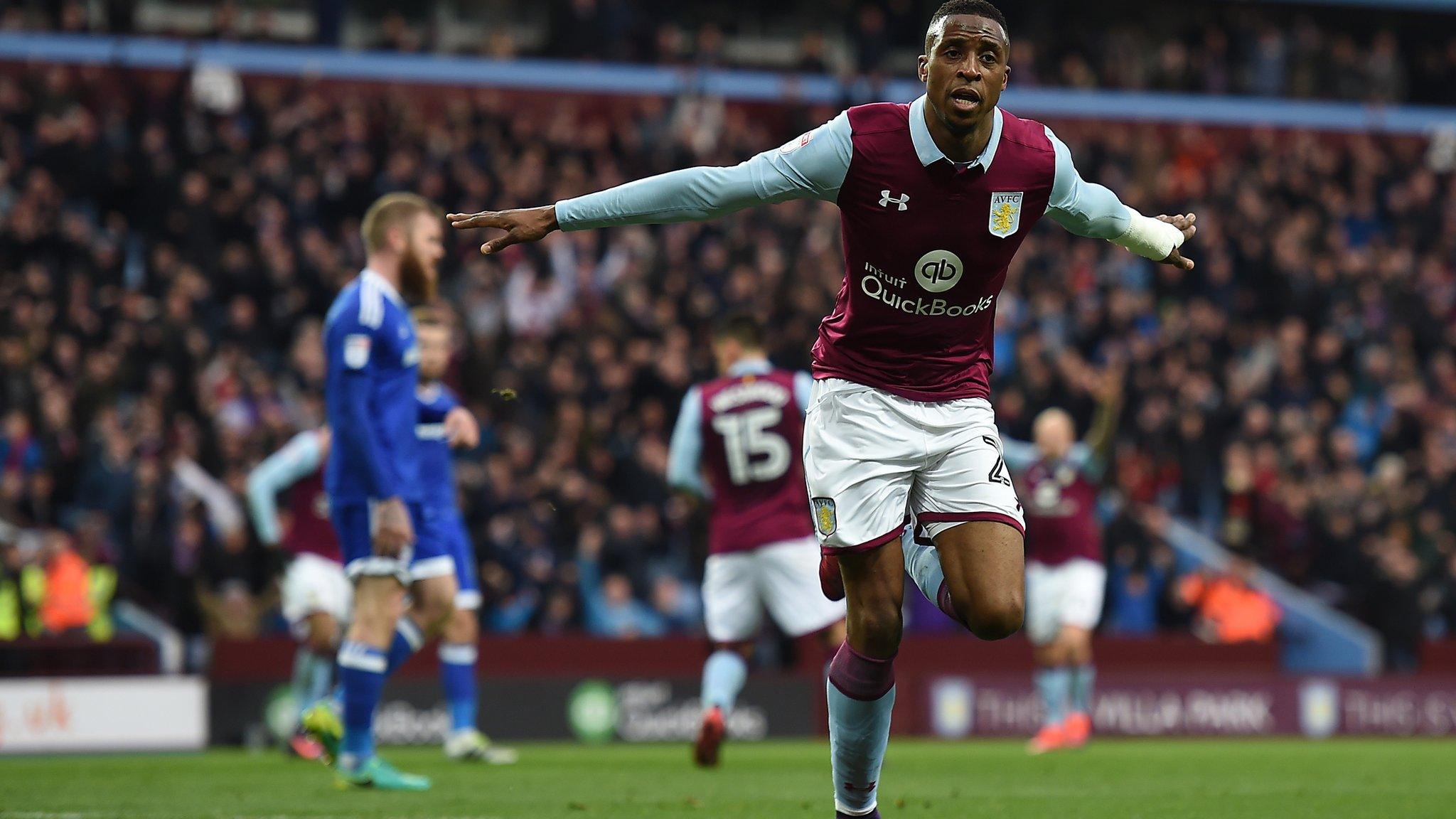 Aston Villa striker Jonathan Kodjia