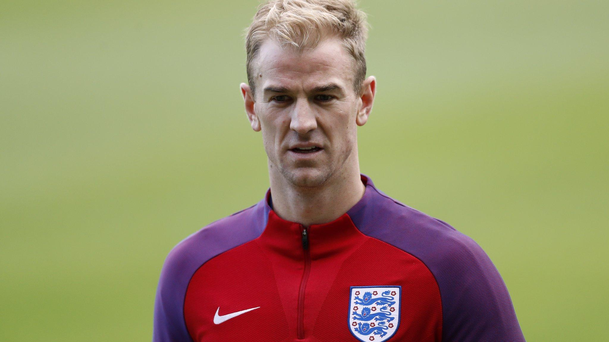 England goalkeeper Joe Hart