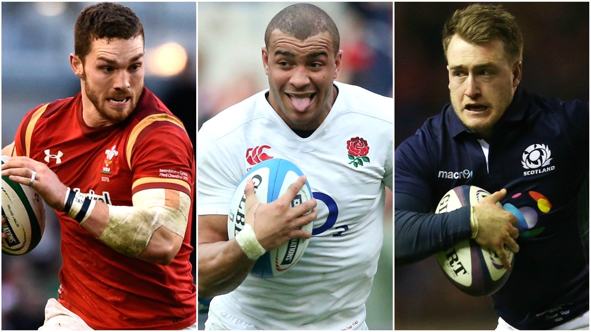 Wales wing George North, England centre Jonathan Joseph and Scotland full-back Stuart Hogg