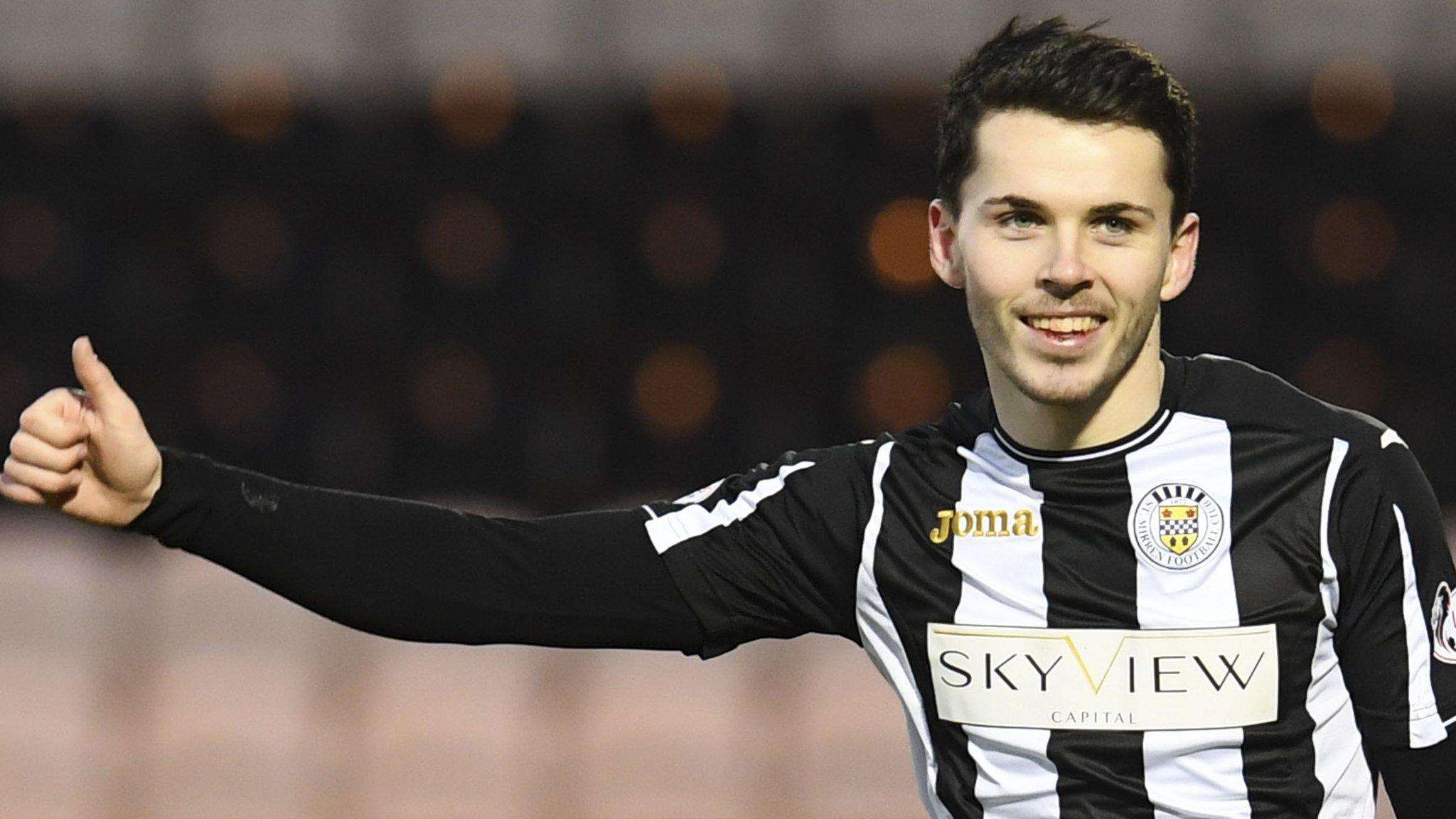 St Mirren winger Lewis Morgan