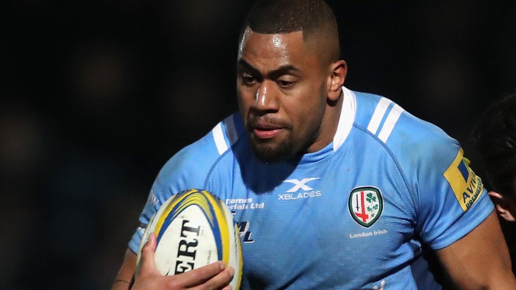 Joe Cokanasiga in action for London Irish