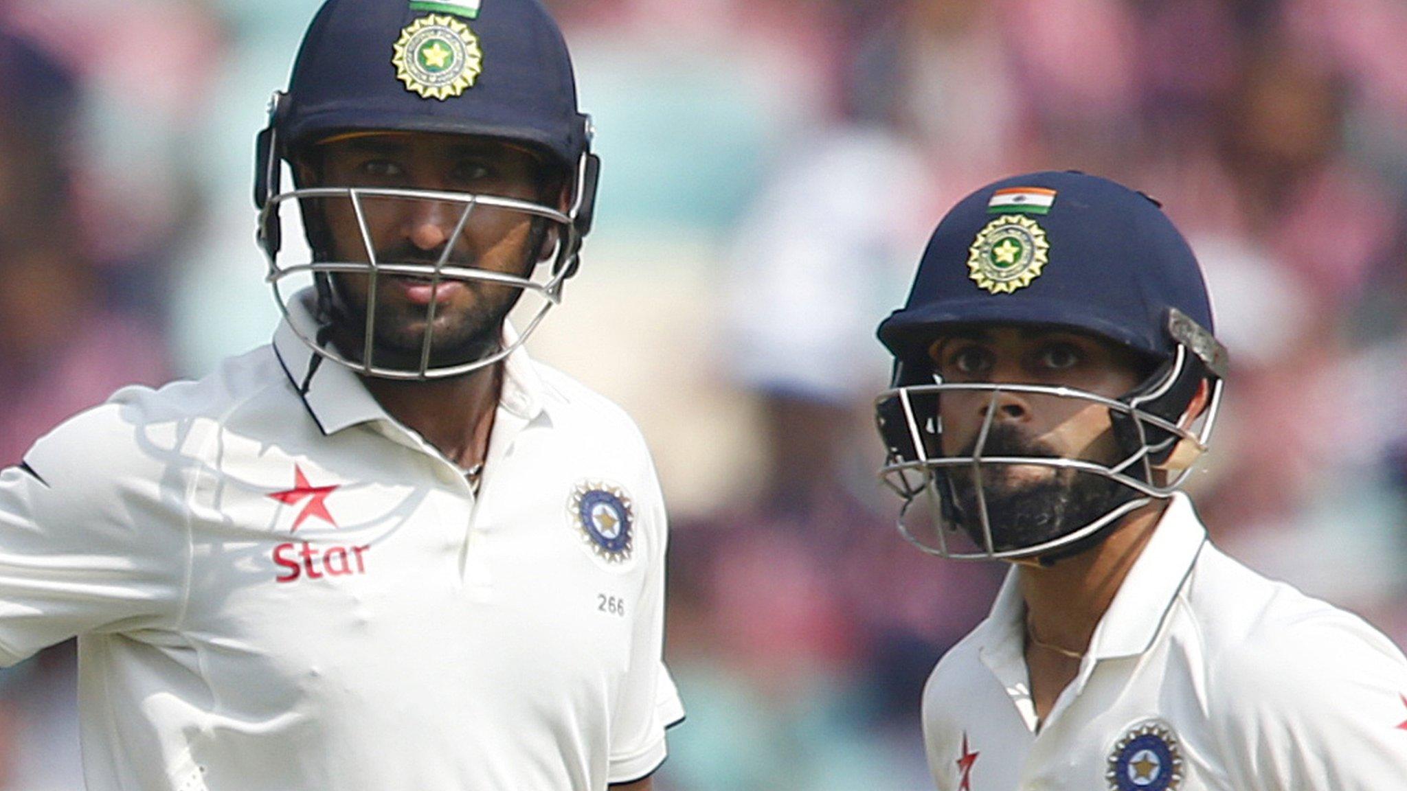 Virat Kohli and Cheteshwar Pujara
