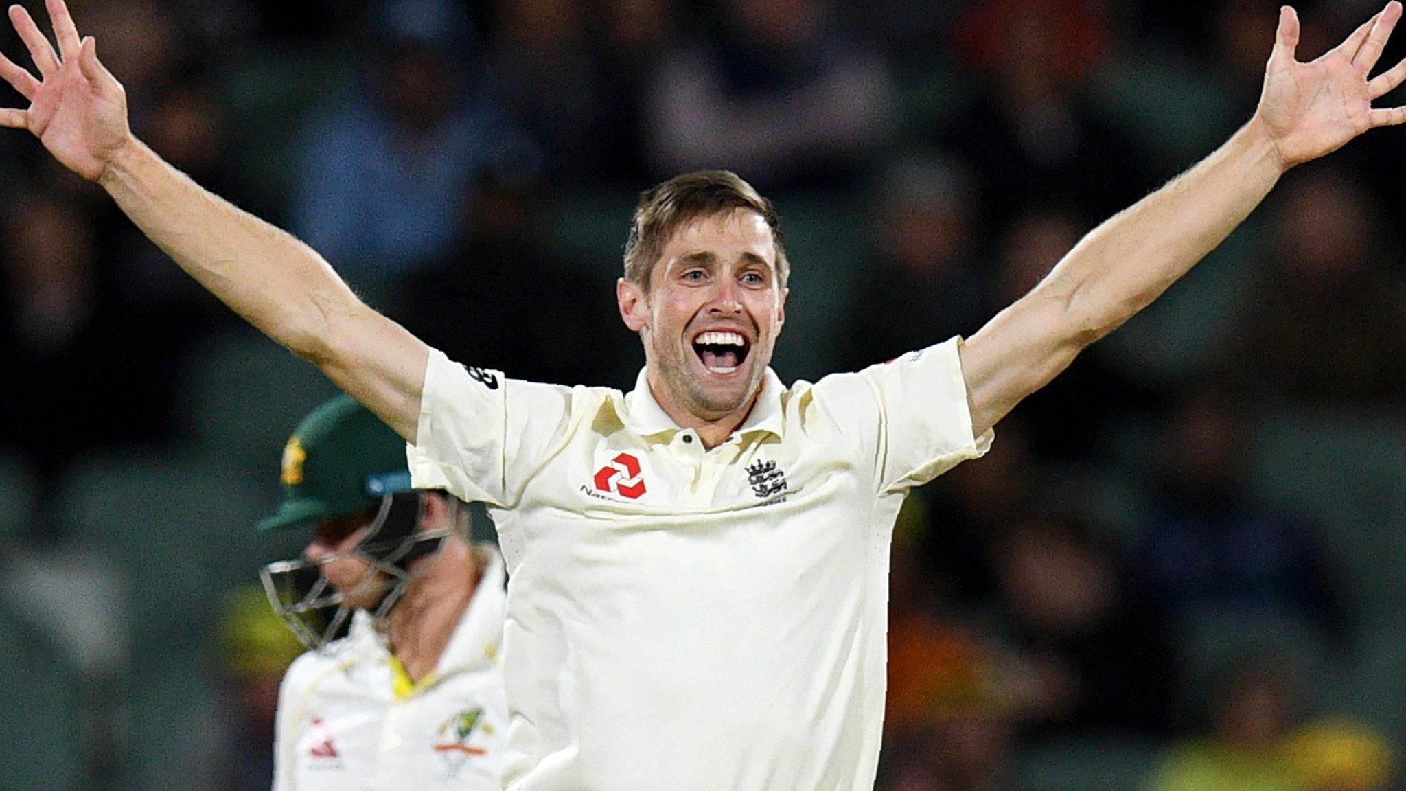 Chris Woakes took two wickets for England v Australia