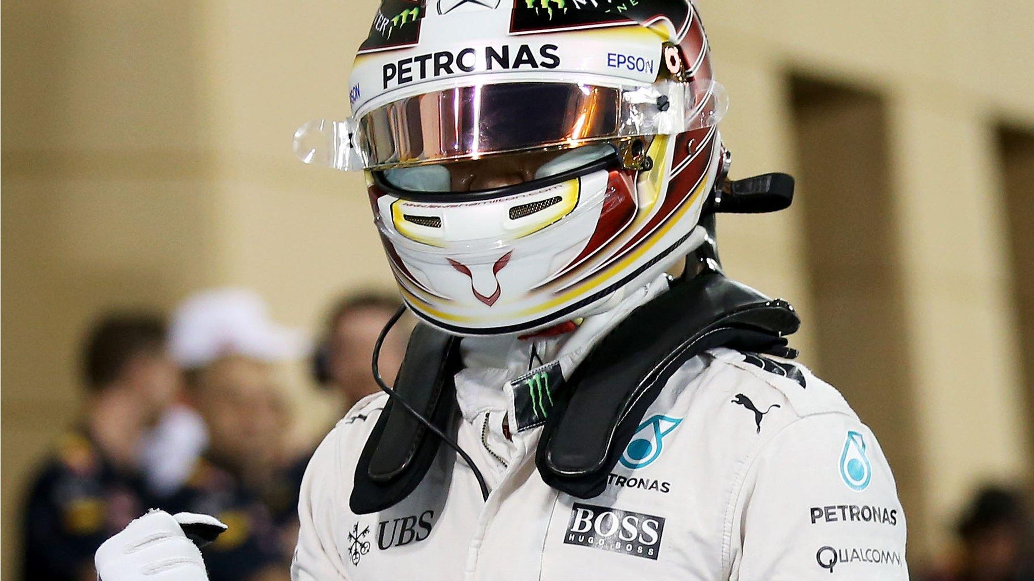 Mercedes F1 driver Lewis Hamilton