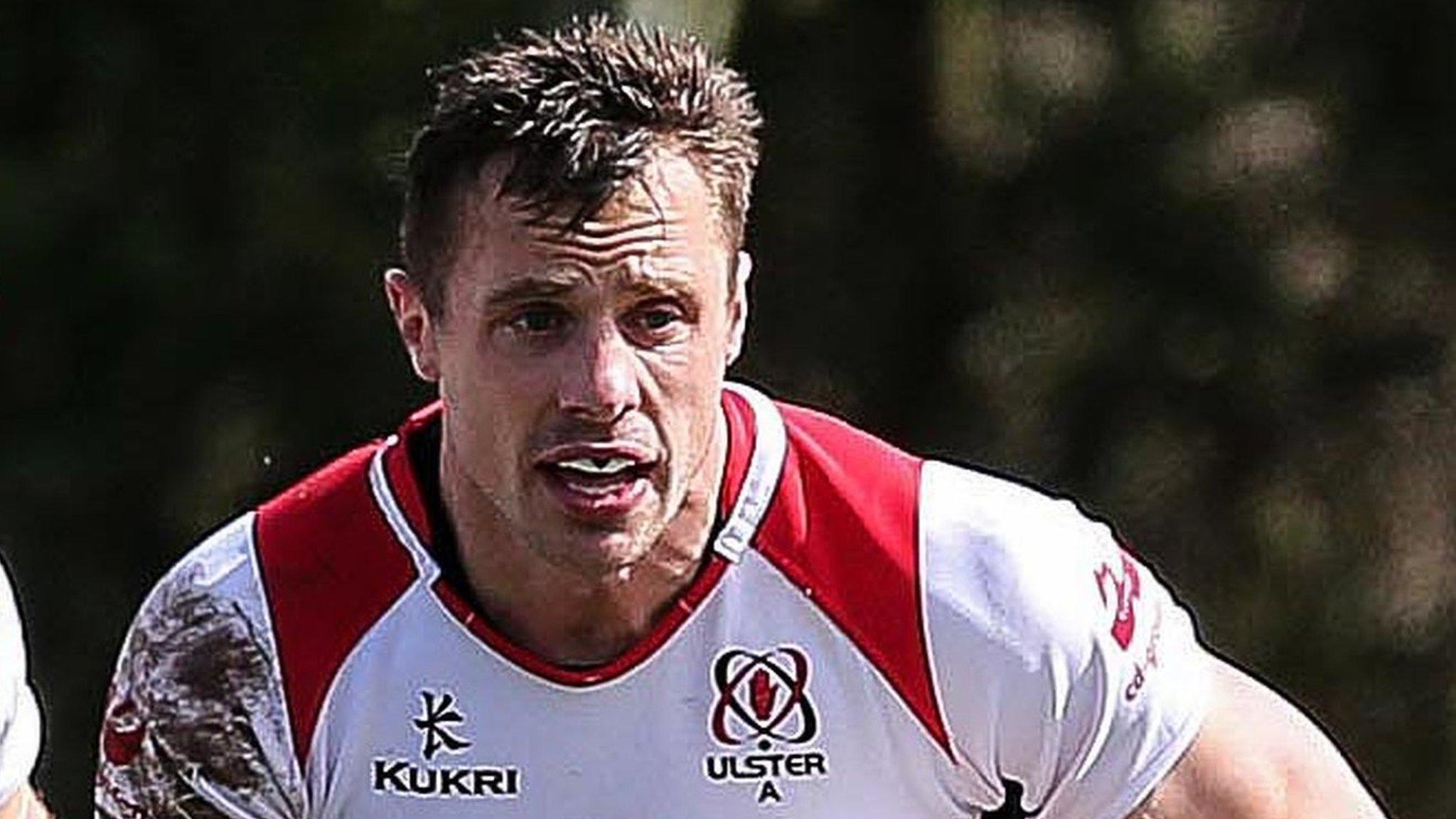 Tommy Bowe in action for Ulster A against their Munster counterparts in Naas on Thursday