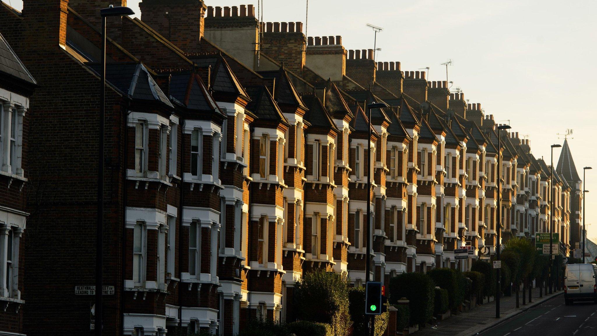 Row of terraced houses