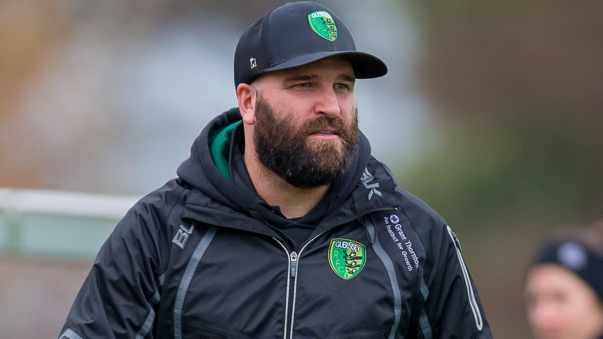 Jordan Reynolds looks on from the sidelines at Footes Lane