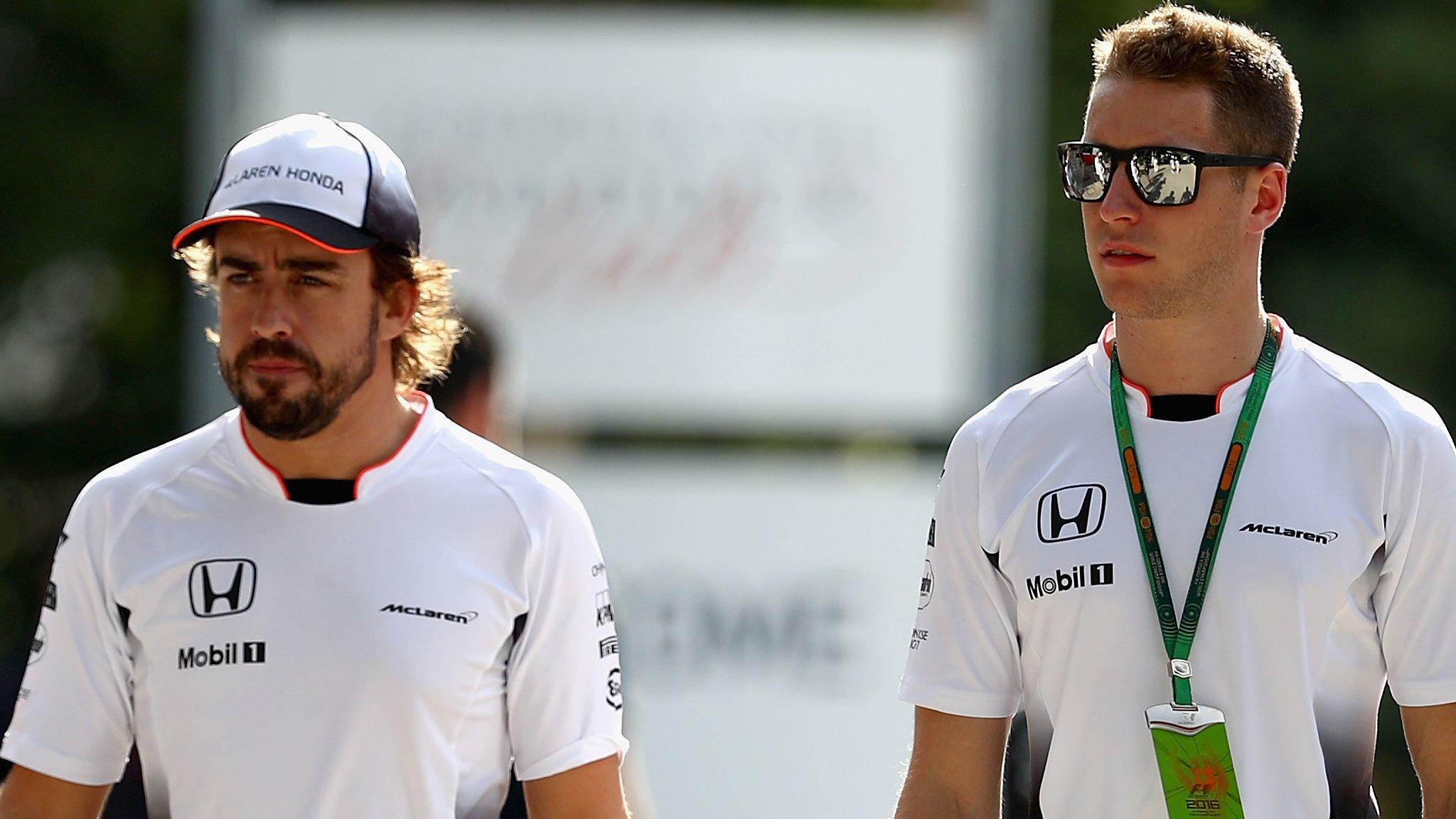 Fernando Alonso and Stoffel Vandoorne
