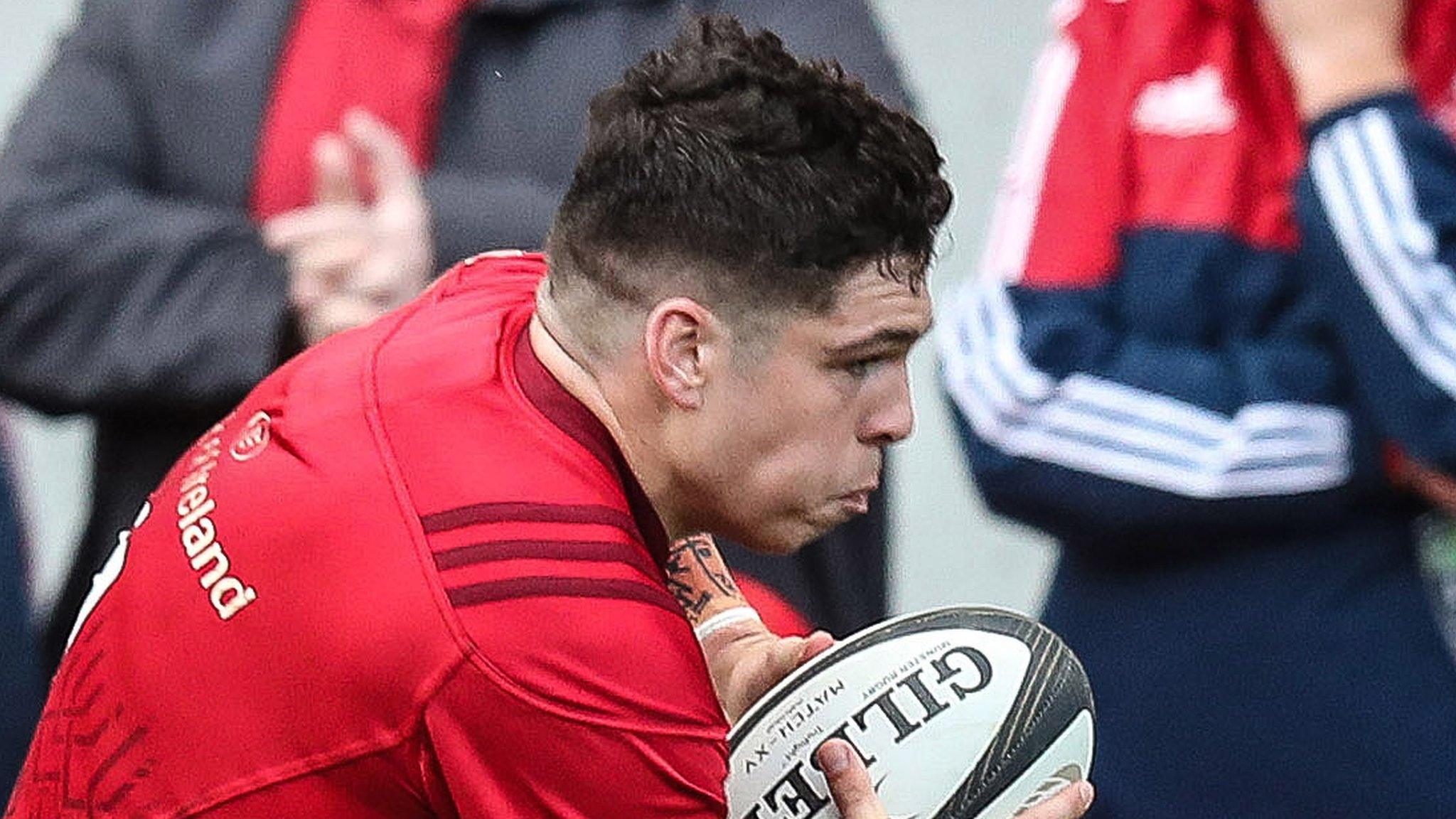 Alex Wootton scored two of Munster's tries in the first half