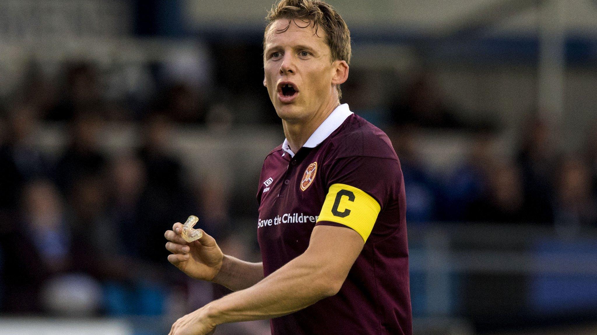 Hearts captain Christophe Berra