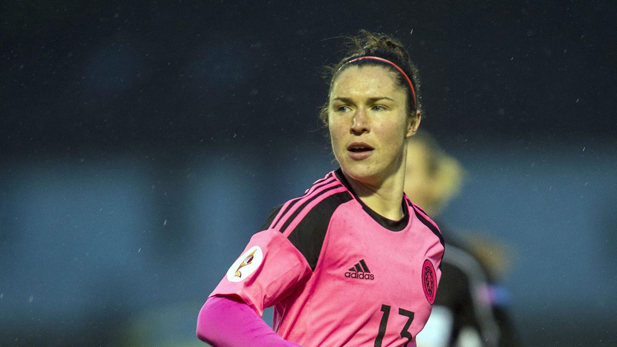 Jane Ross scored for Scotland in the 3-1 win over Austria