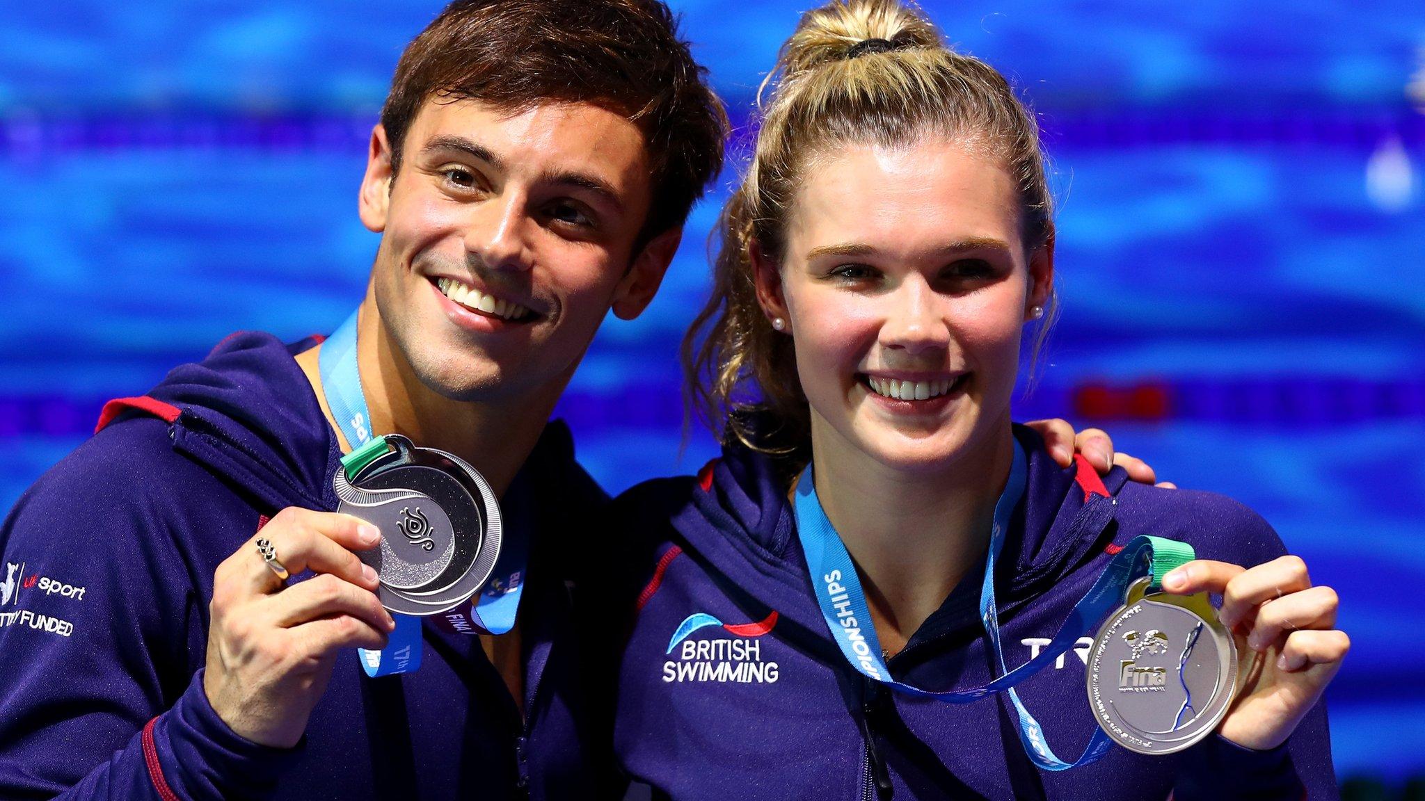 Tom Daley and Grace Reid