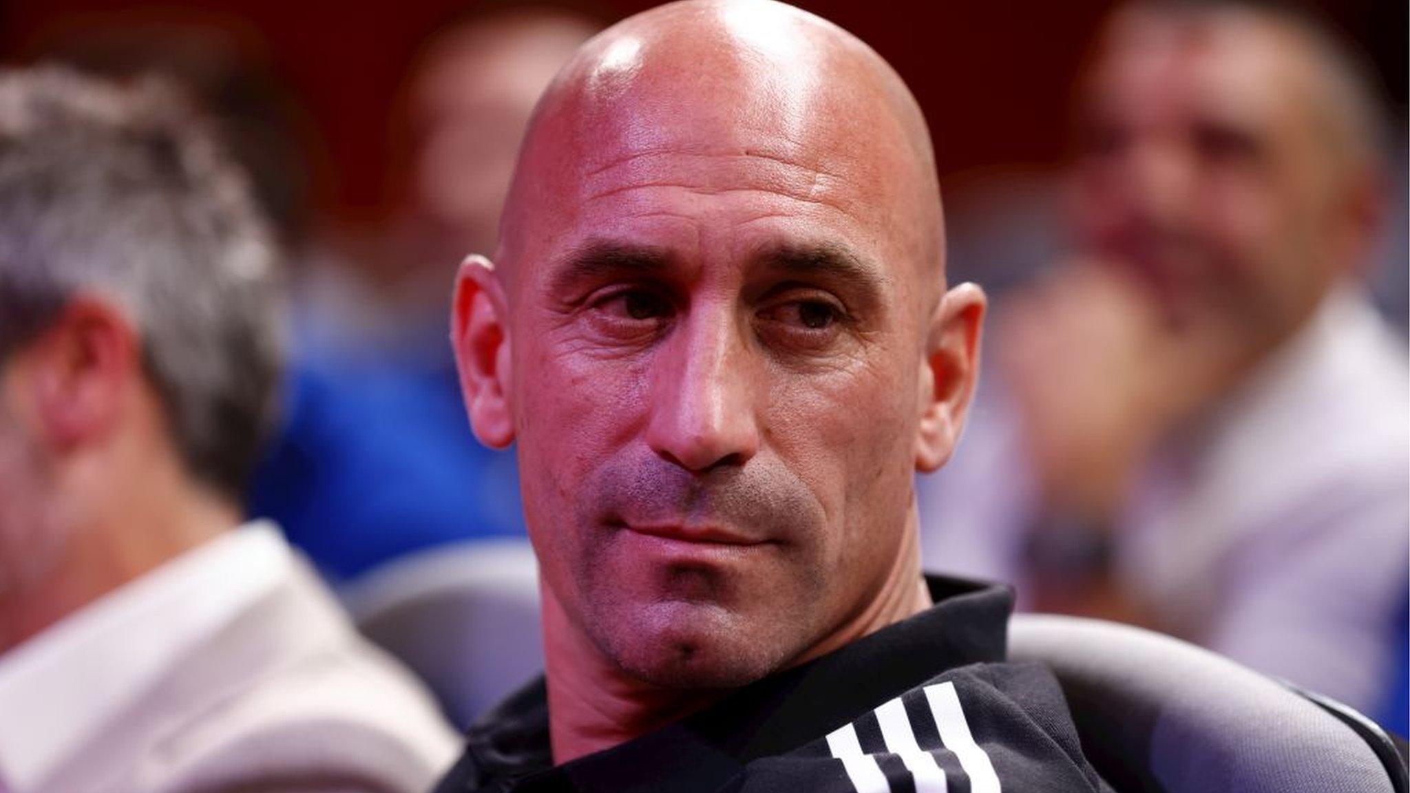 Spanish football federation president Luis Rubiales