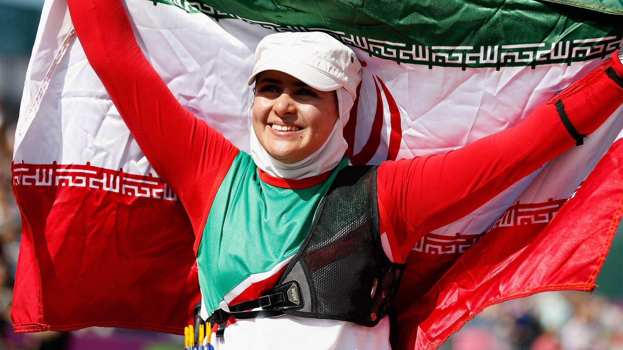 Iranian archer Zahra Nemati