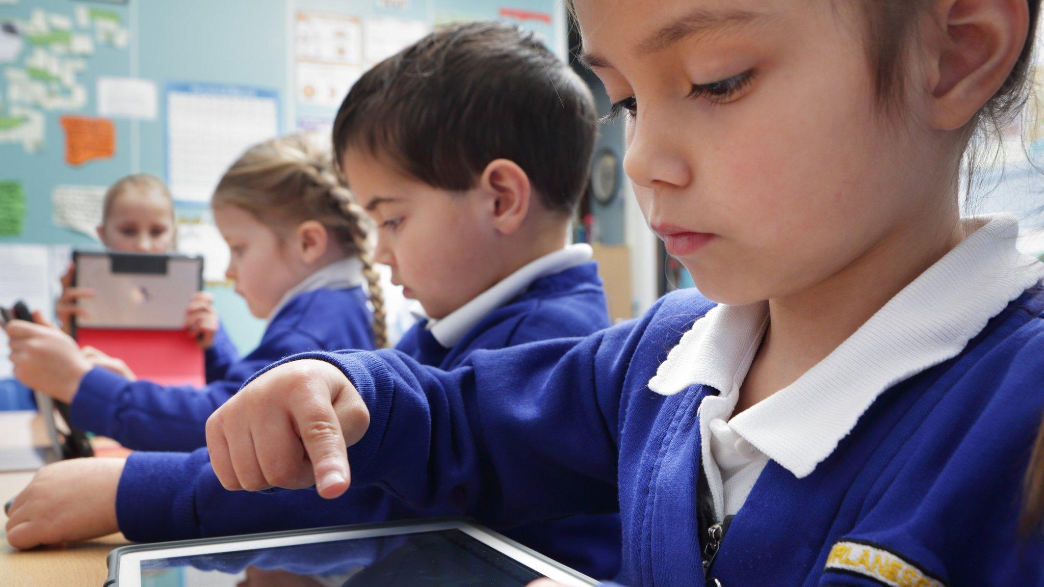 Children in a classroom