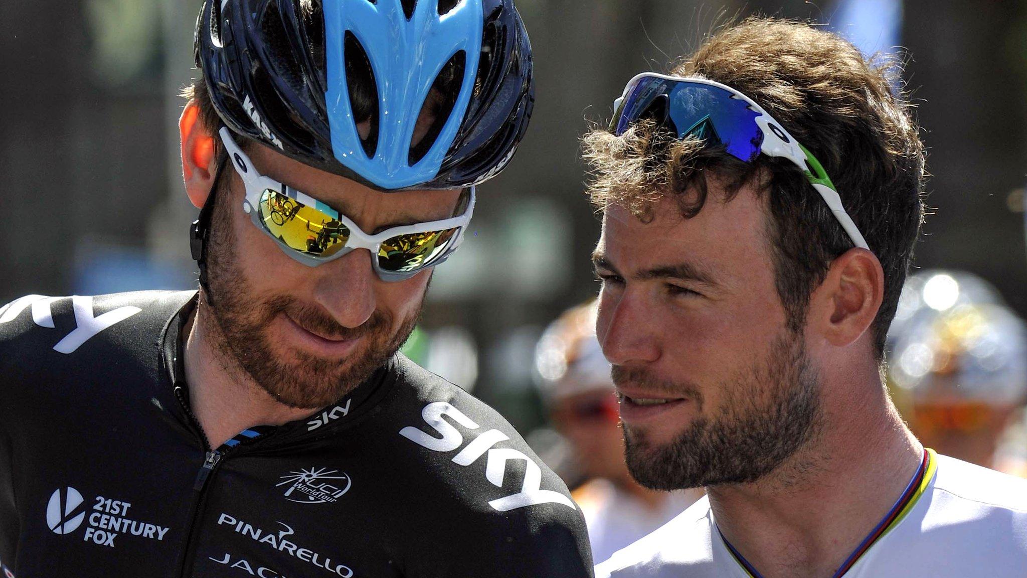 Bradley Wiggins and Mark Cavendish