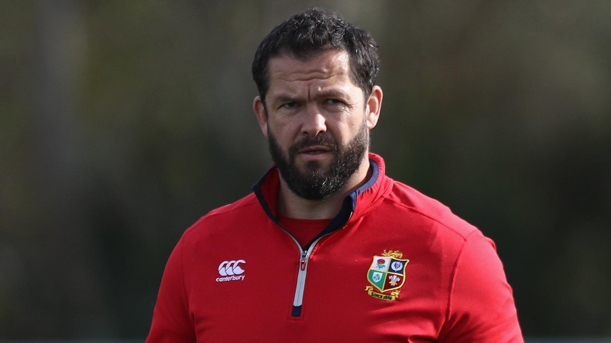 British and Irish Lions assistant coach Andy Farrell