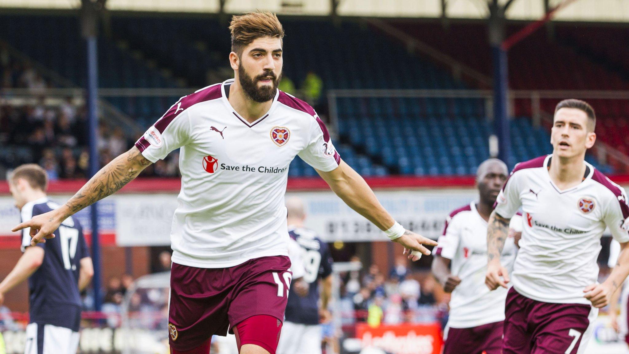 Hearts striker Juanma