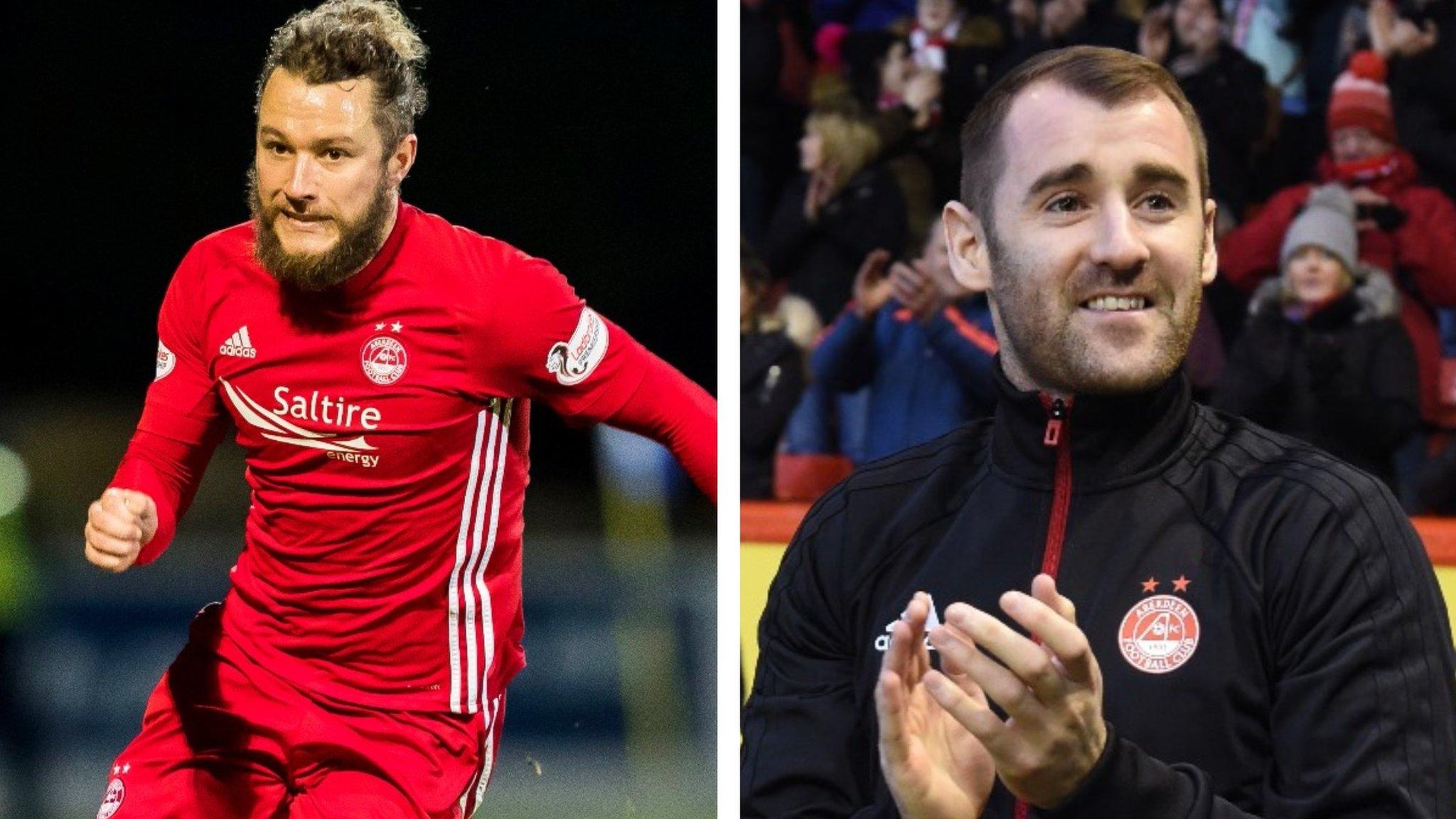 Aberdeen striker Stevie May and winger Niall McGinn