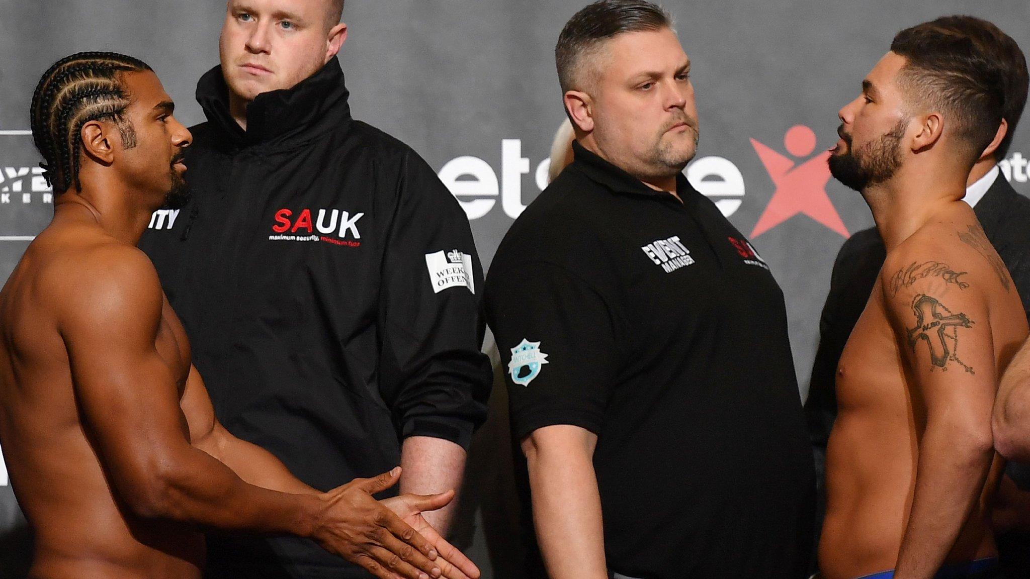 David Haye and Tony Bellew